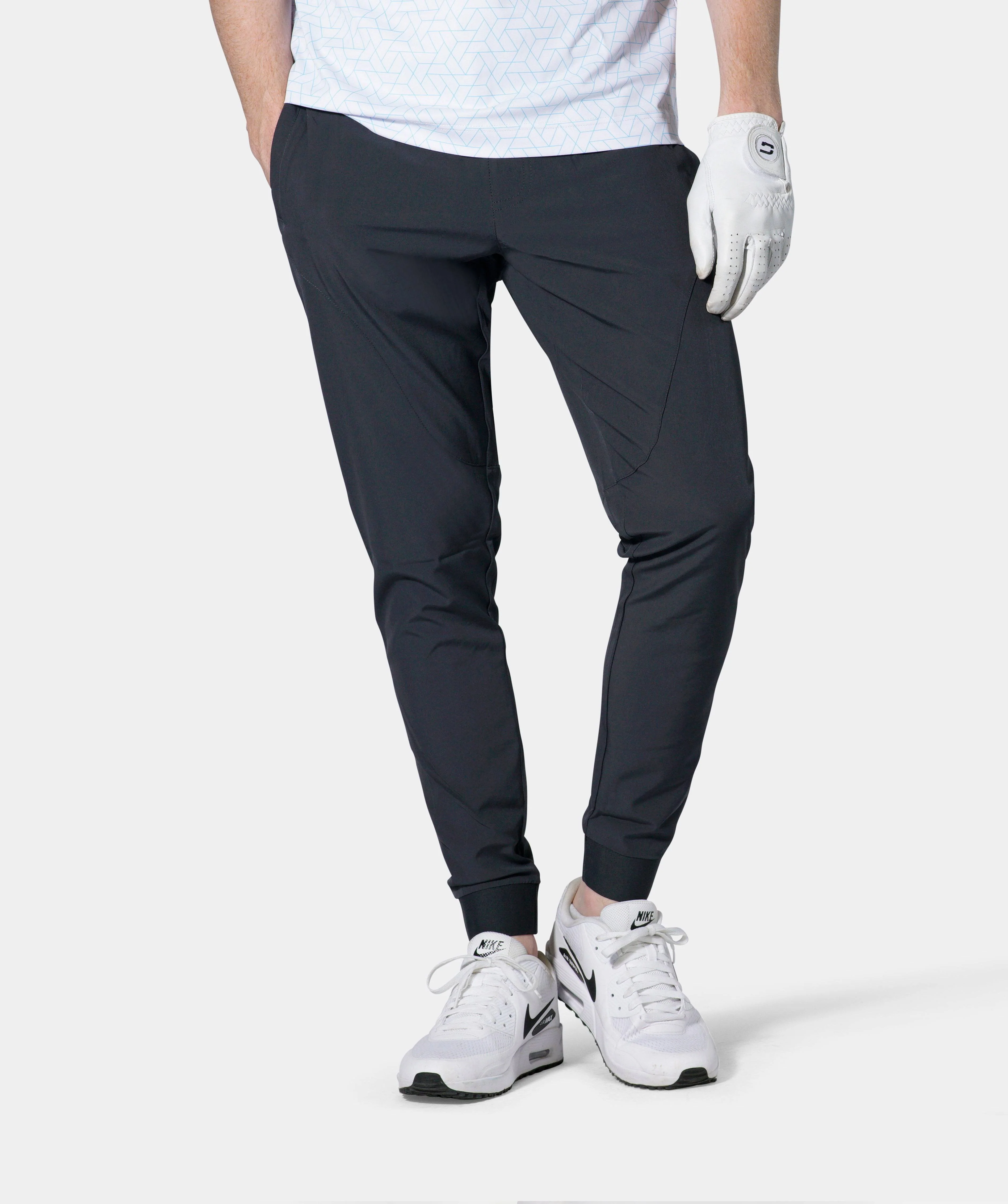 LUXE GOLF JOGGERS - CHARCOAL - Image 4