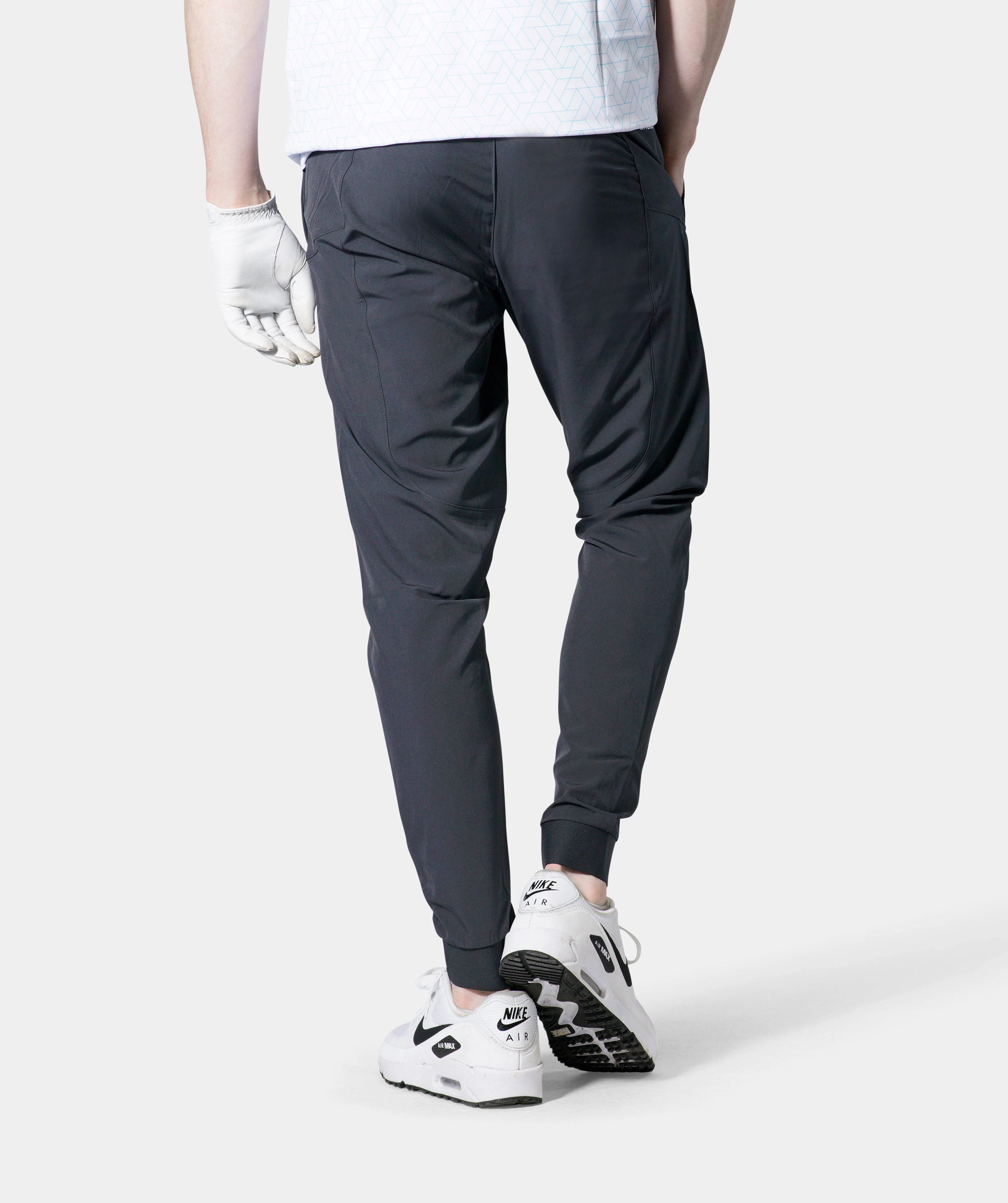 LUXE GOLF JOGGERS - CHARCOAL - Image 5