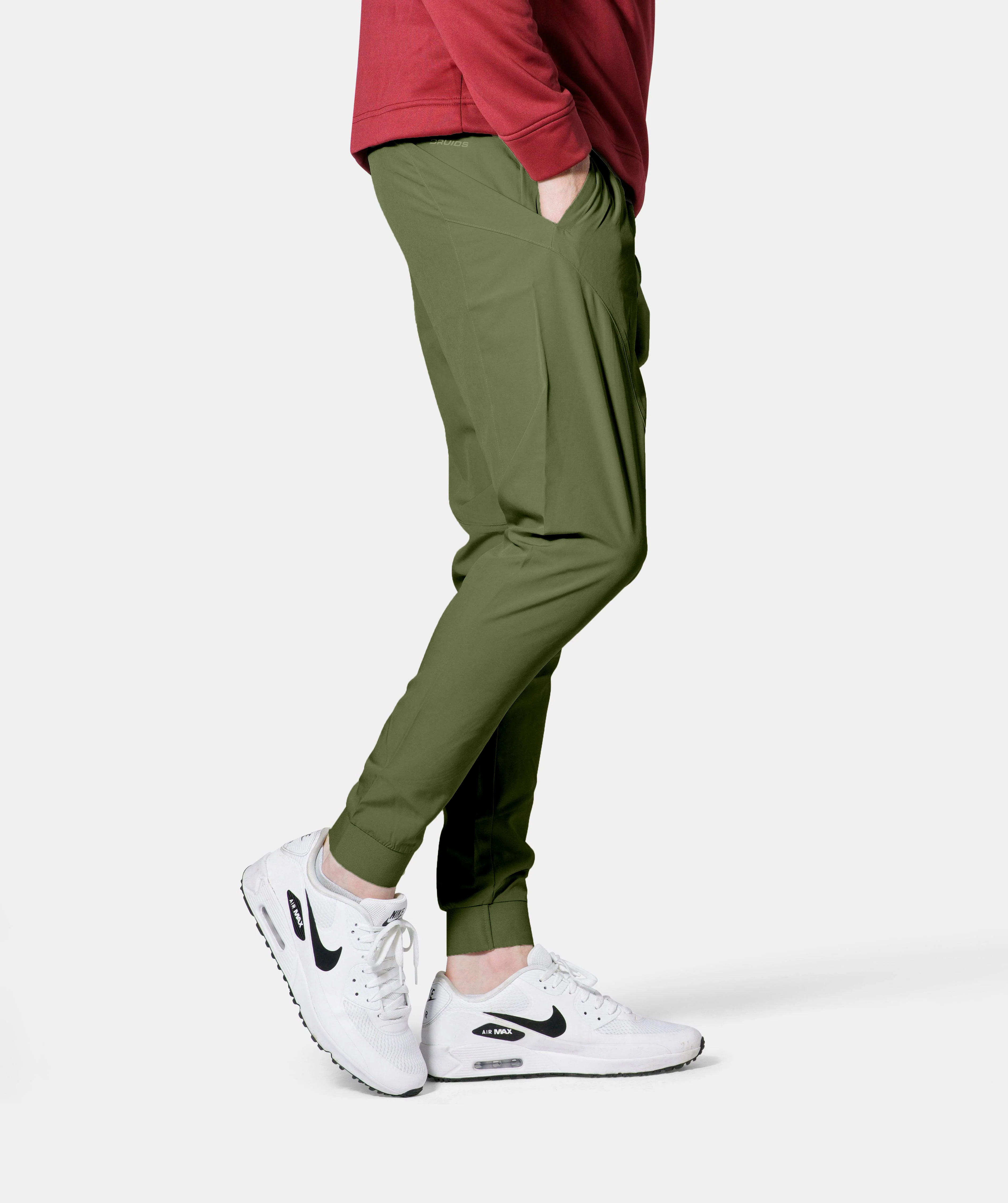 LUXE GOLF JOGGERS - KHAKI - Image 6