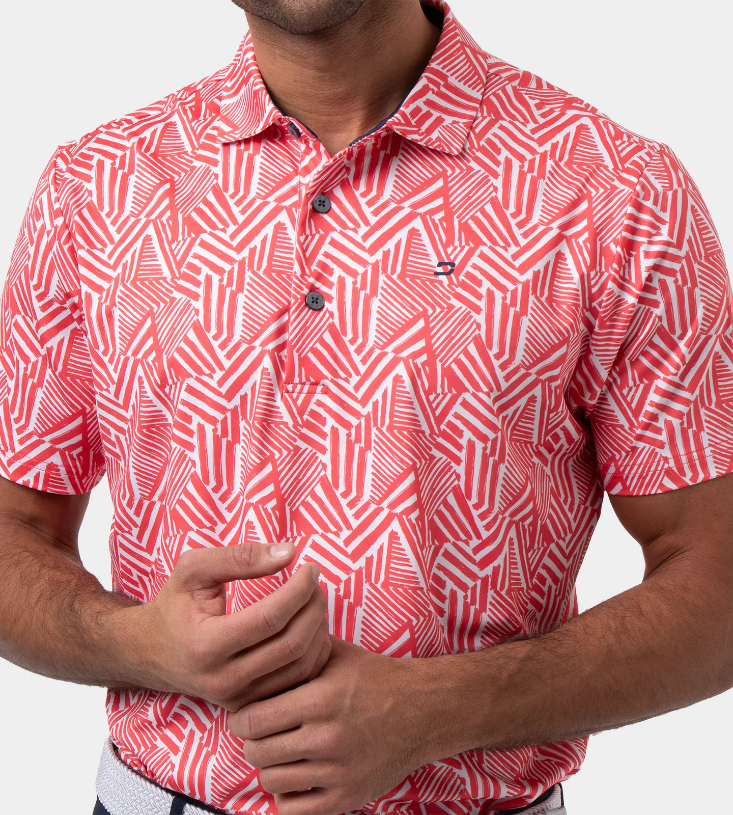DAZZLE POLO - CORAL - Image 5