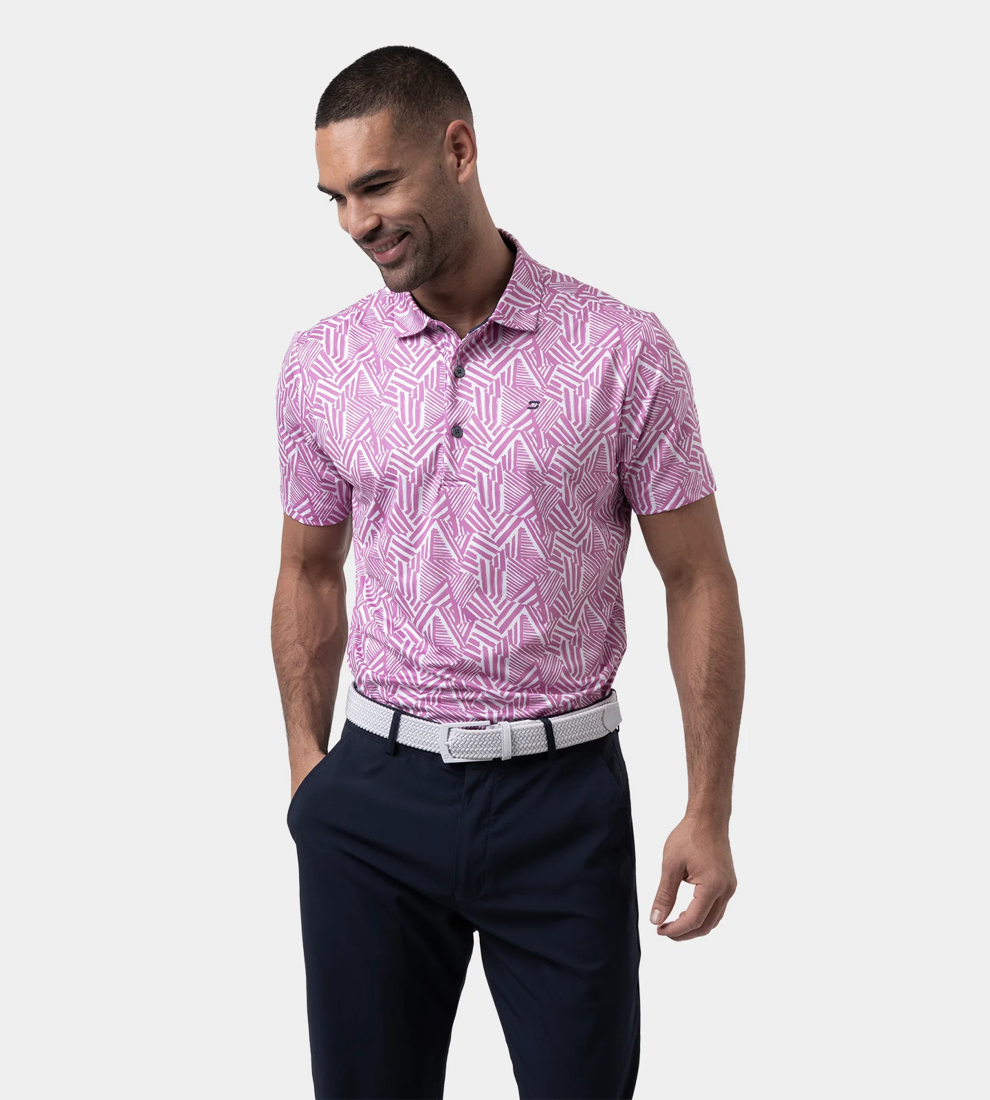 DAZZLE POLO - PURPLE - Image 4