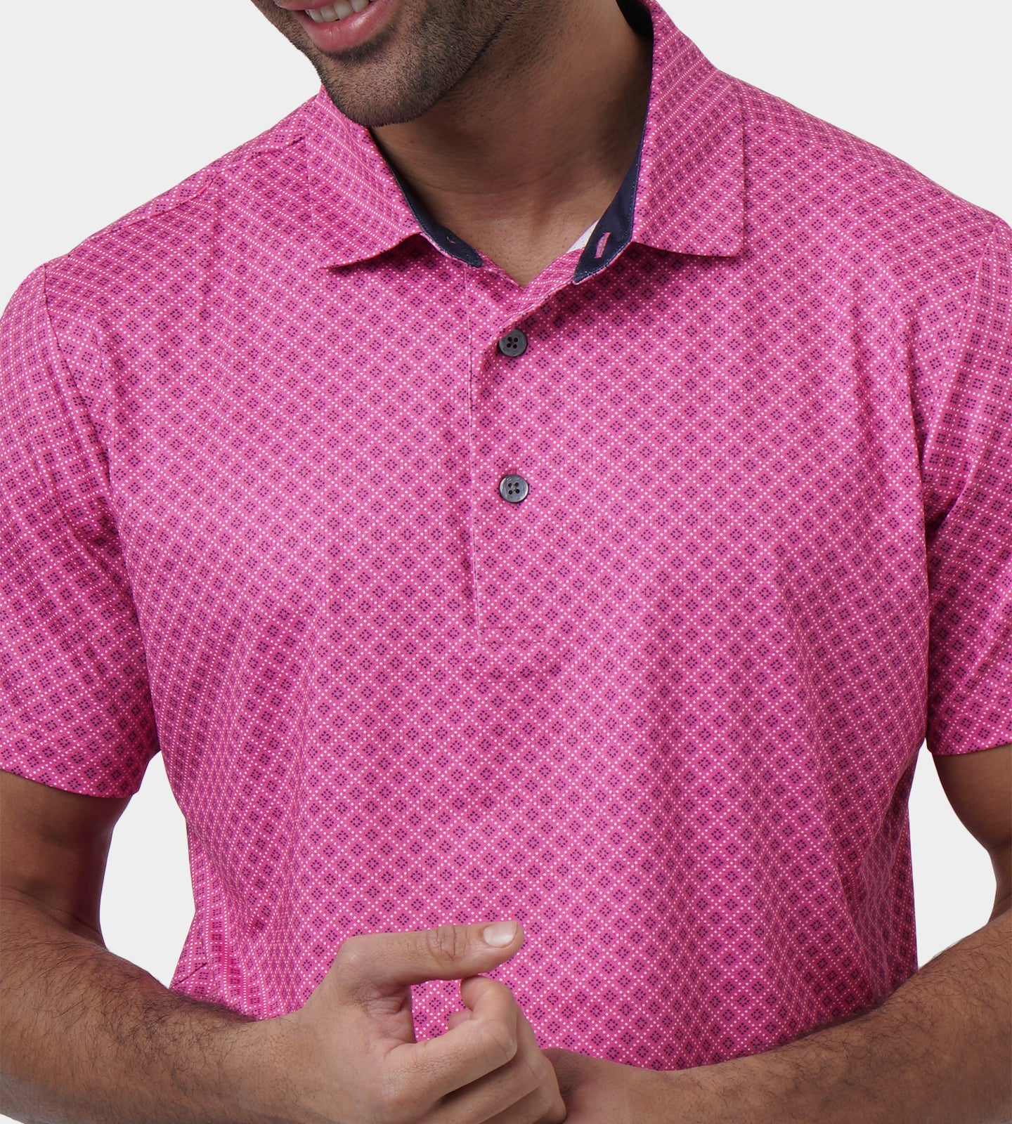 DIAMOND 2.0 POLO - PINK - Image 4