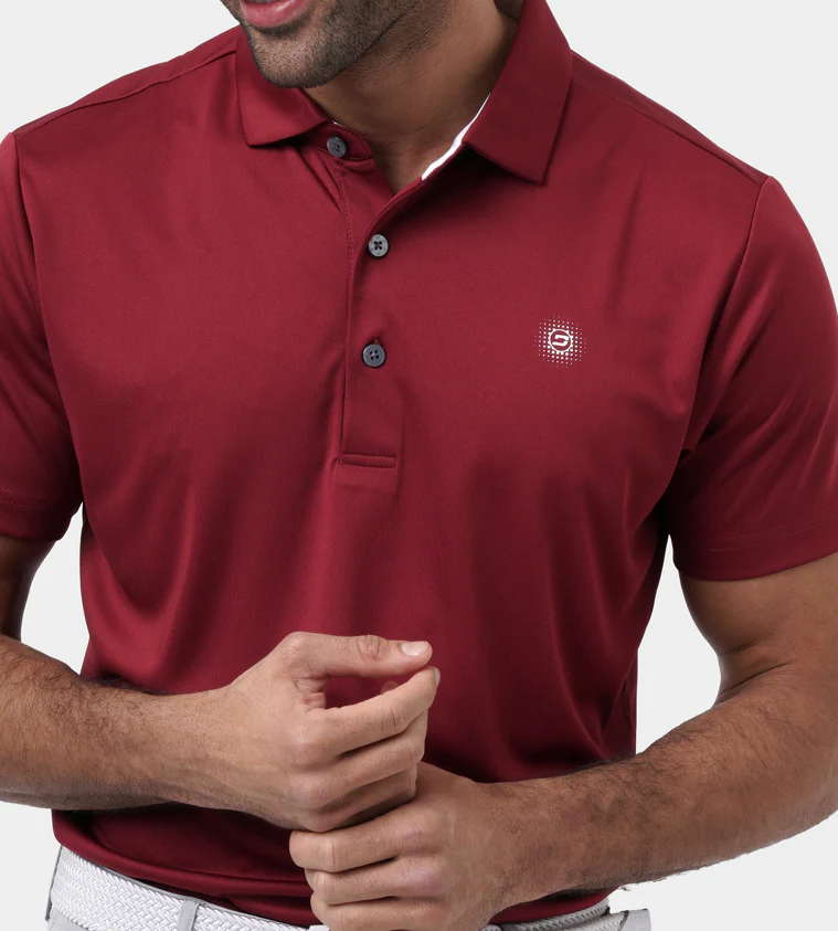 DOTRON POLO - BURGUNDY - Image 4