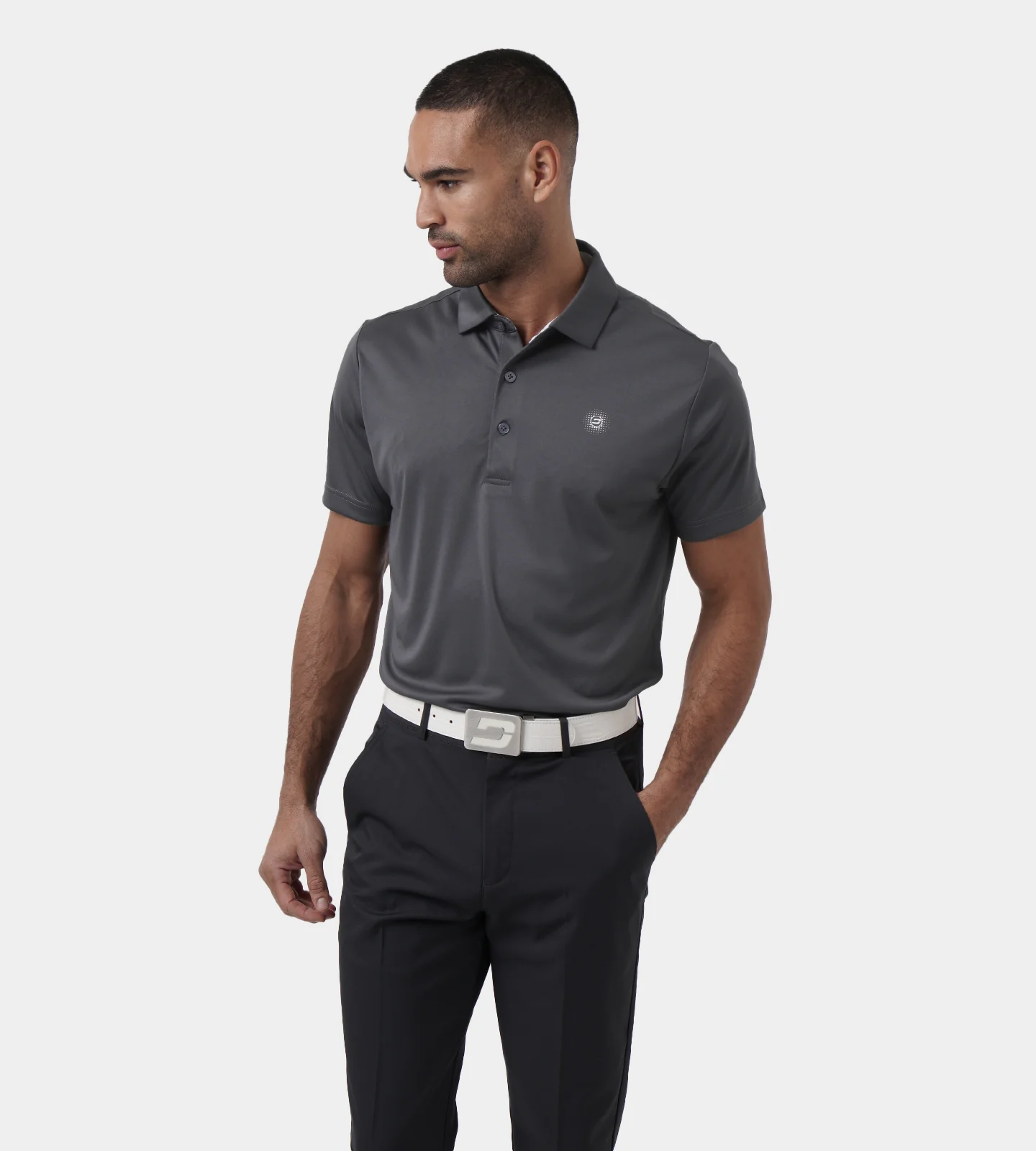 DOTRON POLO - CHARCOAL - Image 3