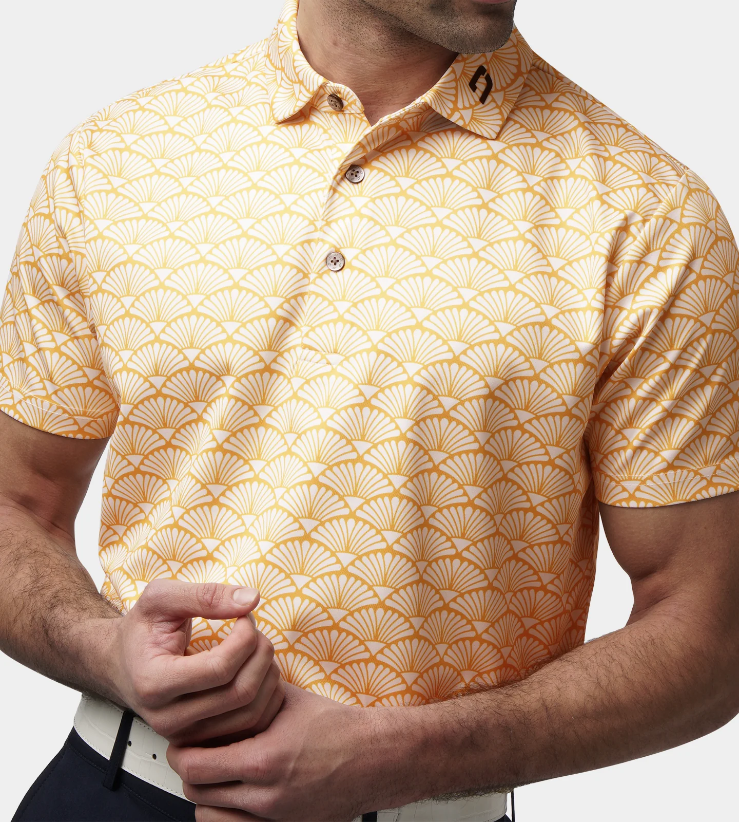 FAIRWAY FANS POLO - YELLOW - Image 5