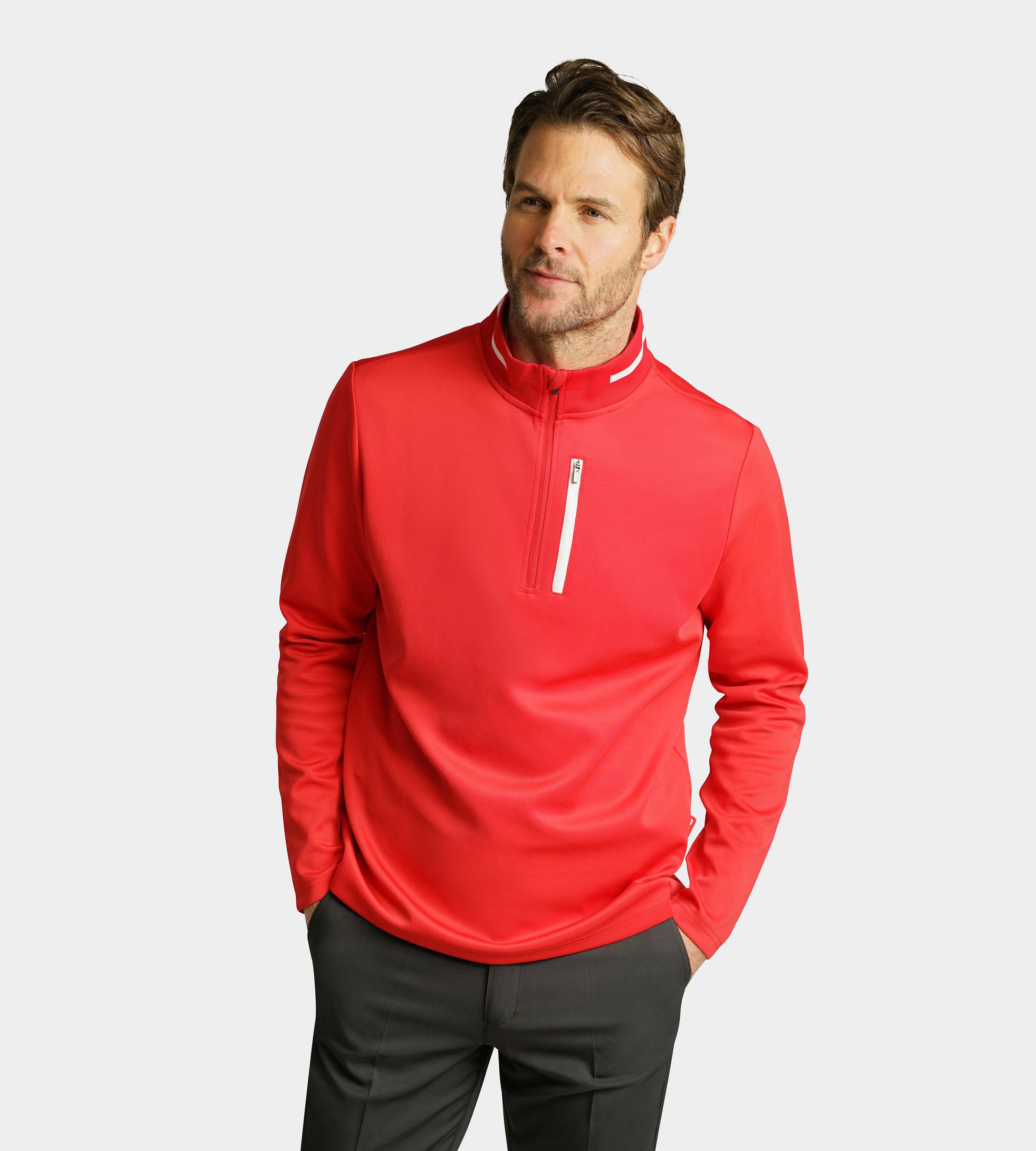 FAIRWAY FLEX MIDLAYER - RED - Image 3