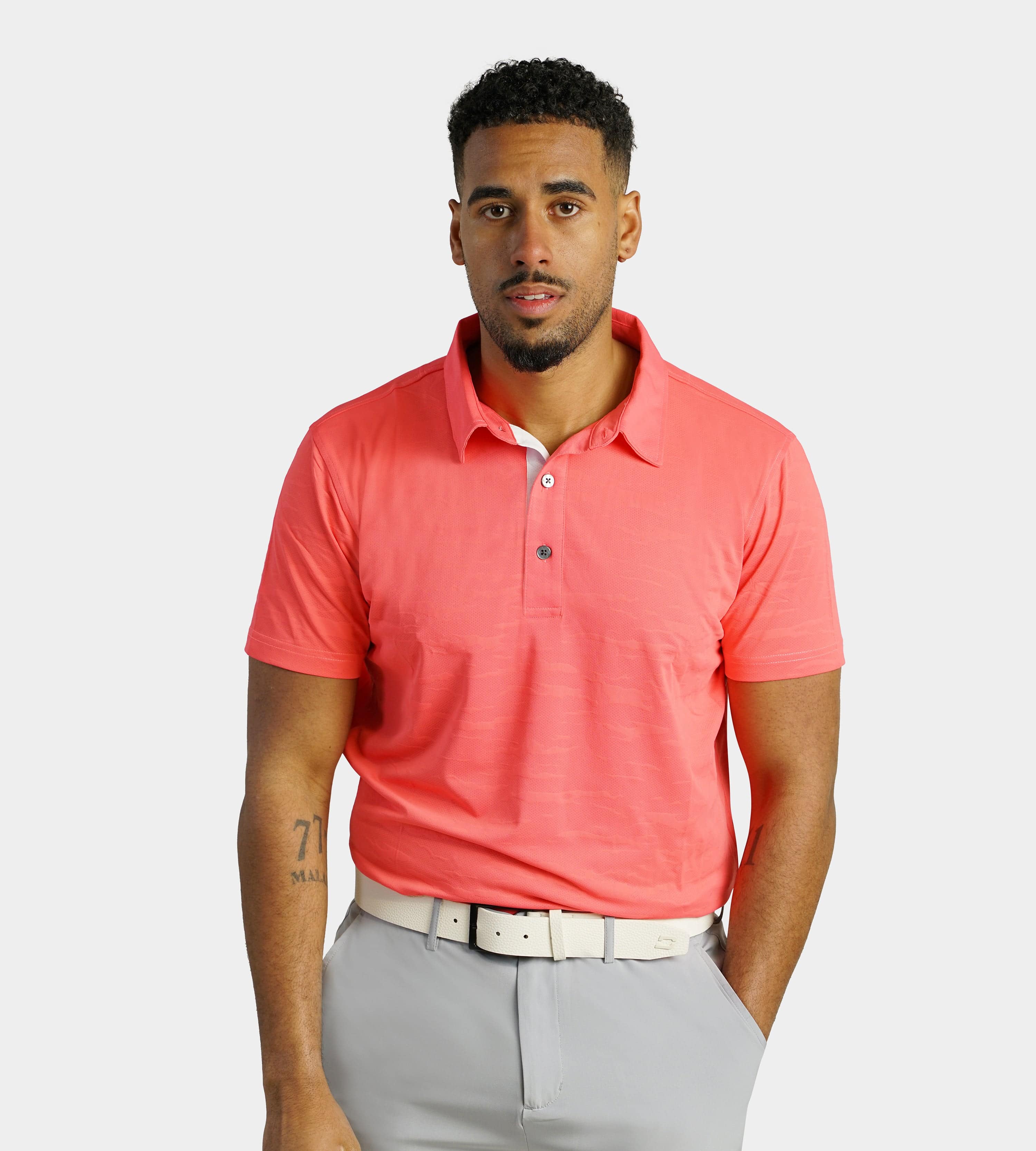 FINESSE POLO - CORAL - Image 3