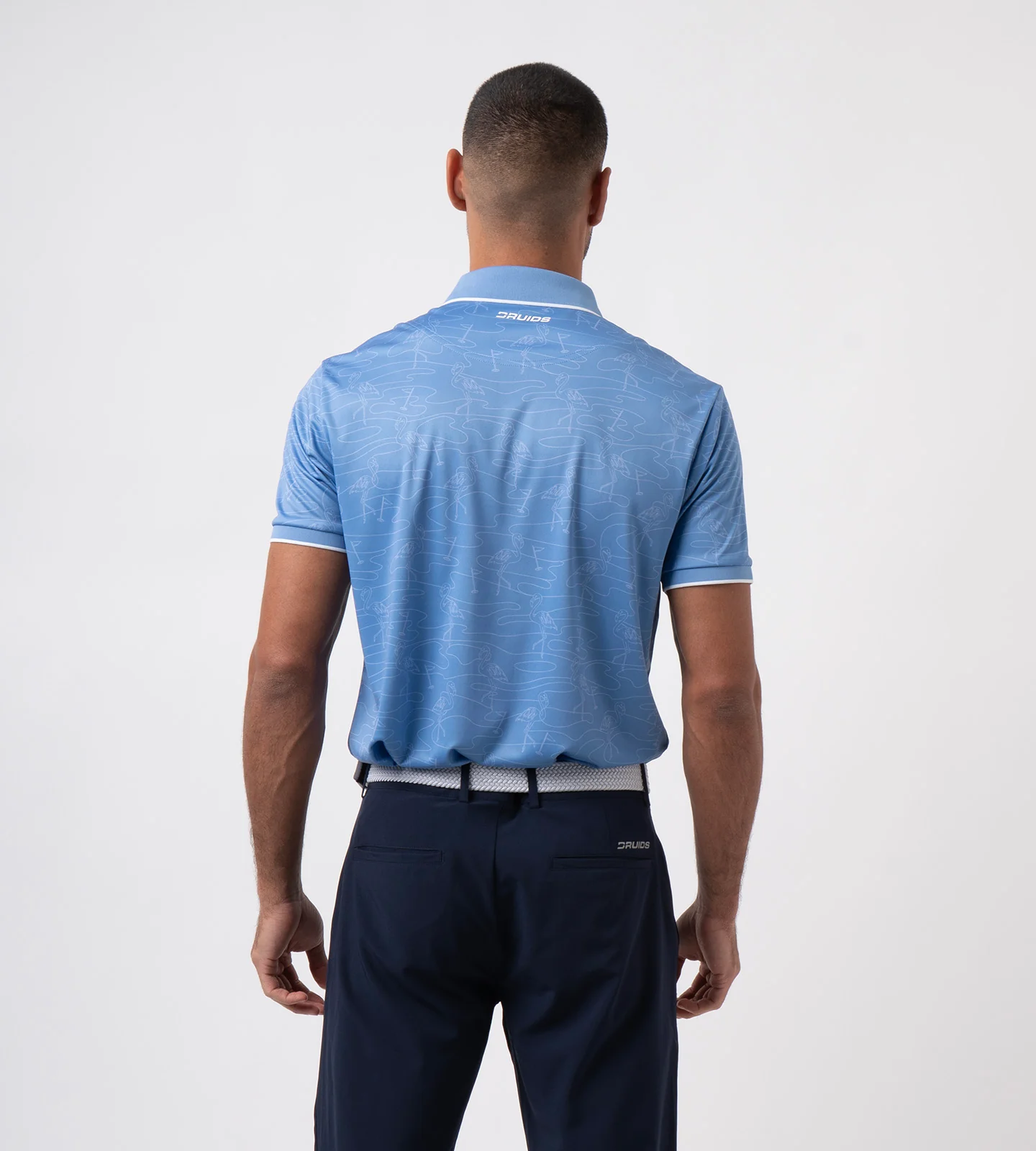 FLAMINGO FLAG POLO - DENIM - Image 4