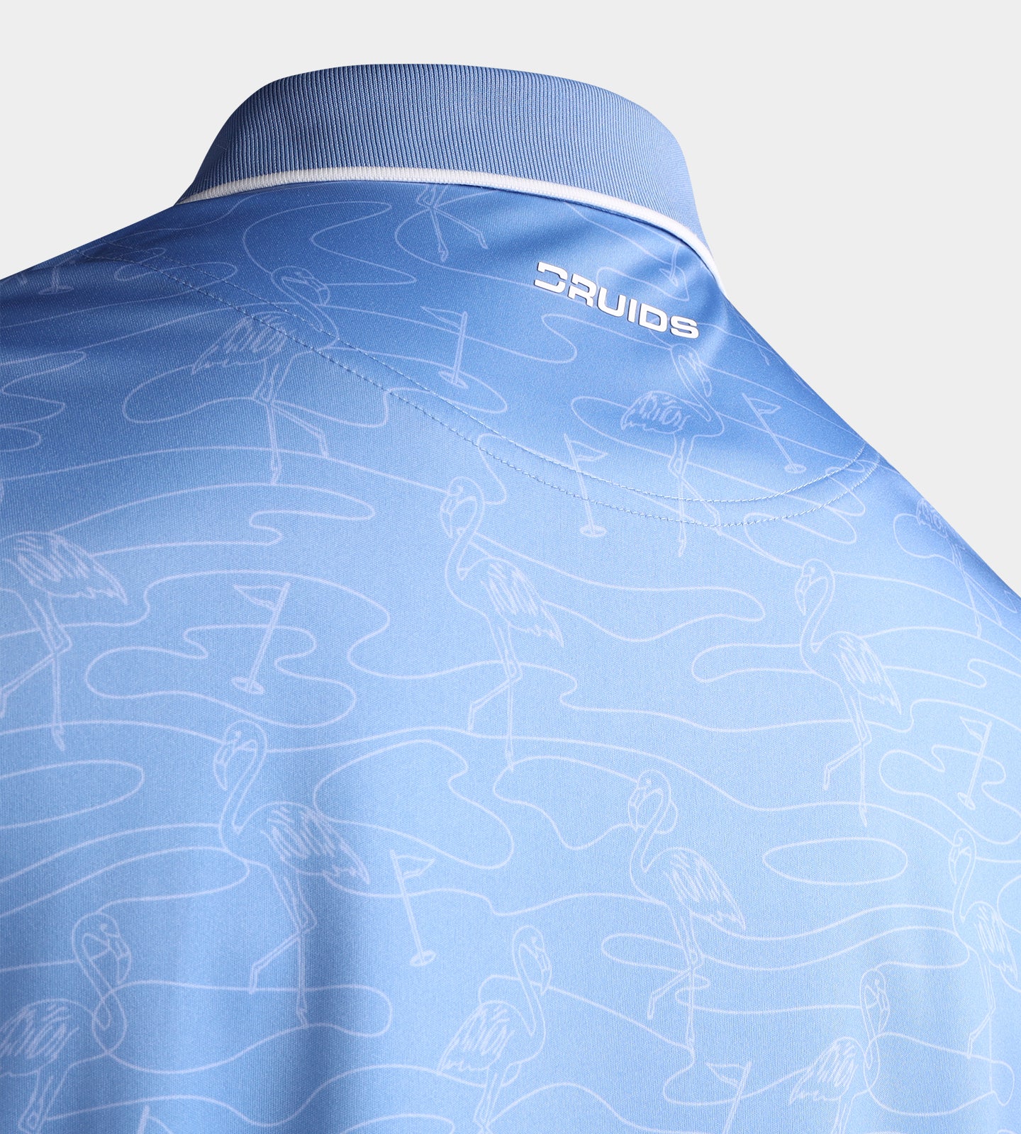 FLAMINGO FLAG POLO - DENIM - Image 7