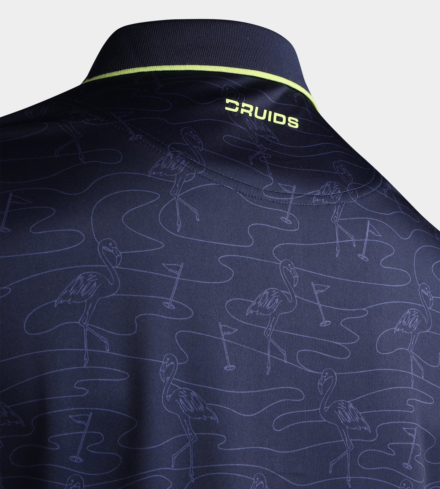 FLAMINGO FLAG POLO - NAVY - Image 7