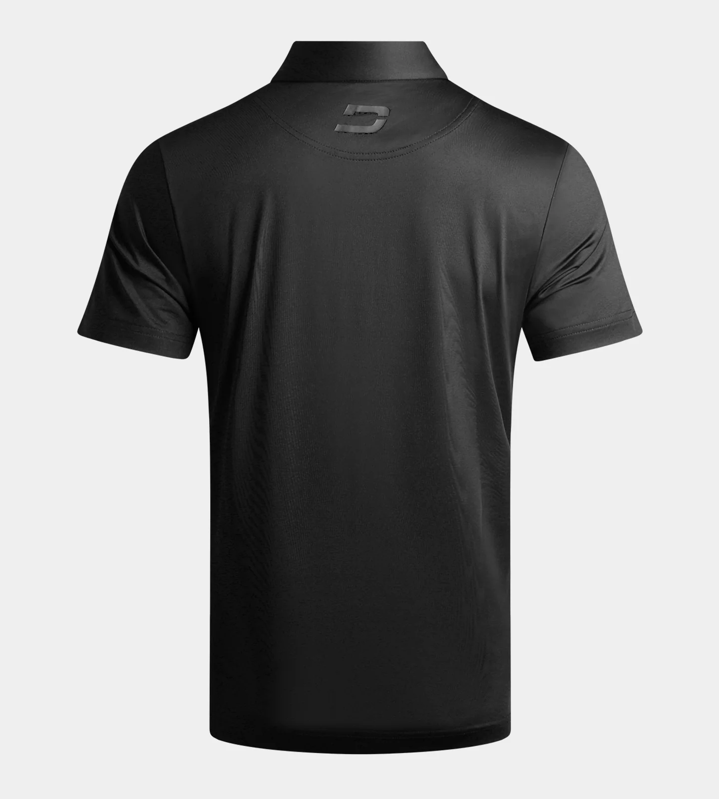 FLORAL PANEL POLO - BLACK - Image 2