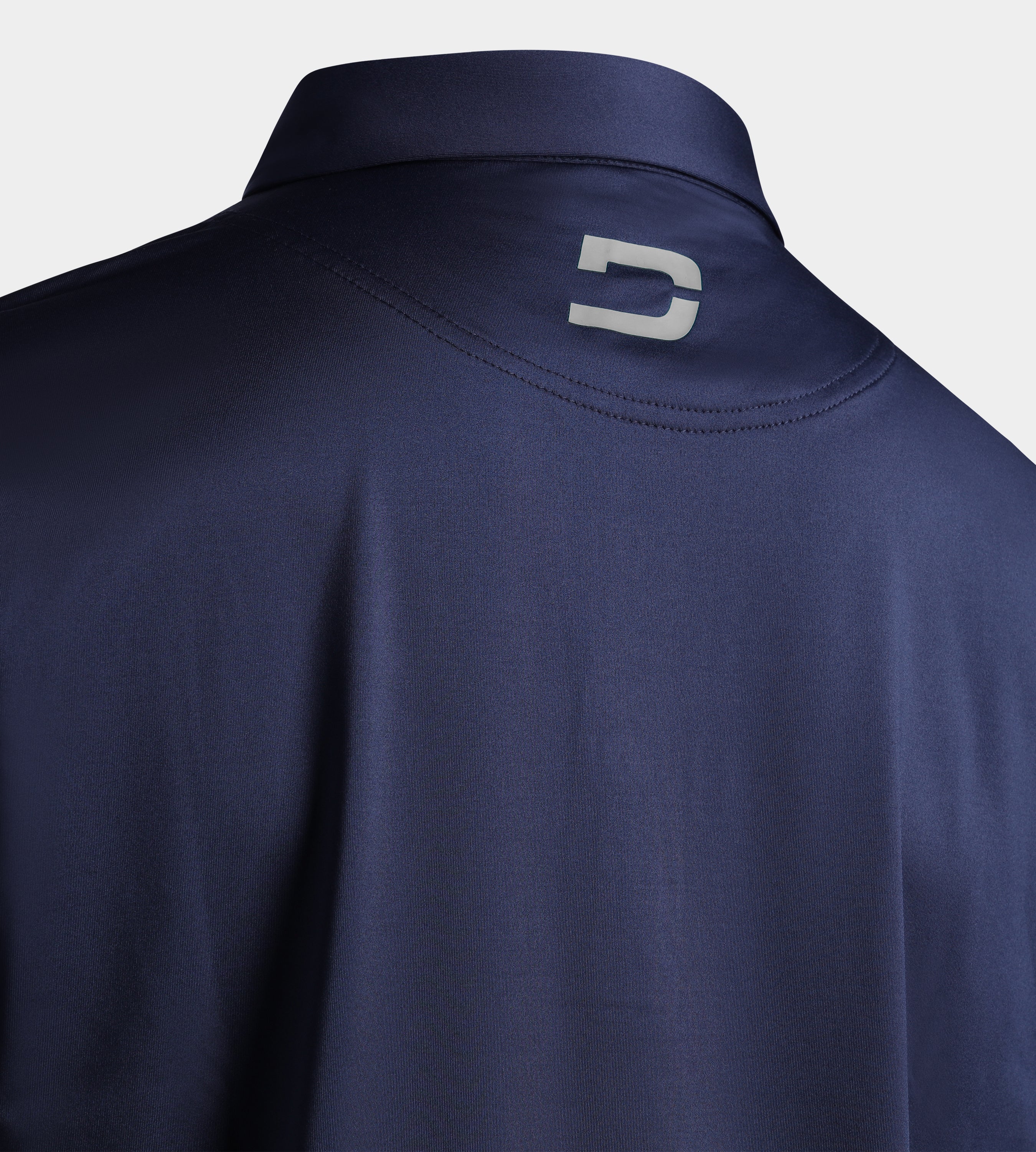 FLORAL PANEL POLO - NAVY - Image 4