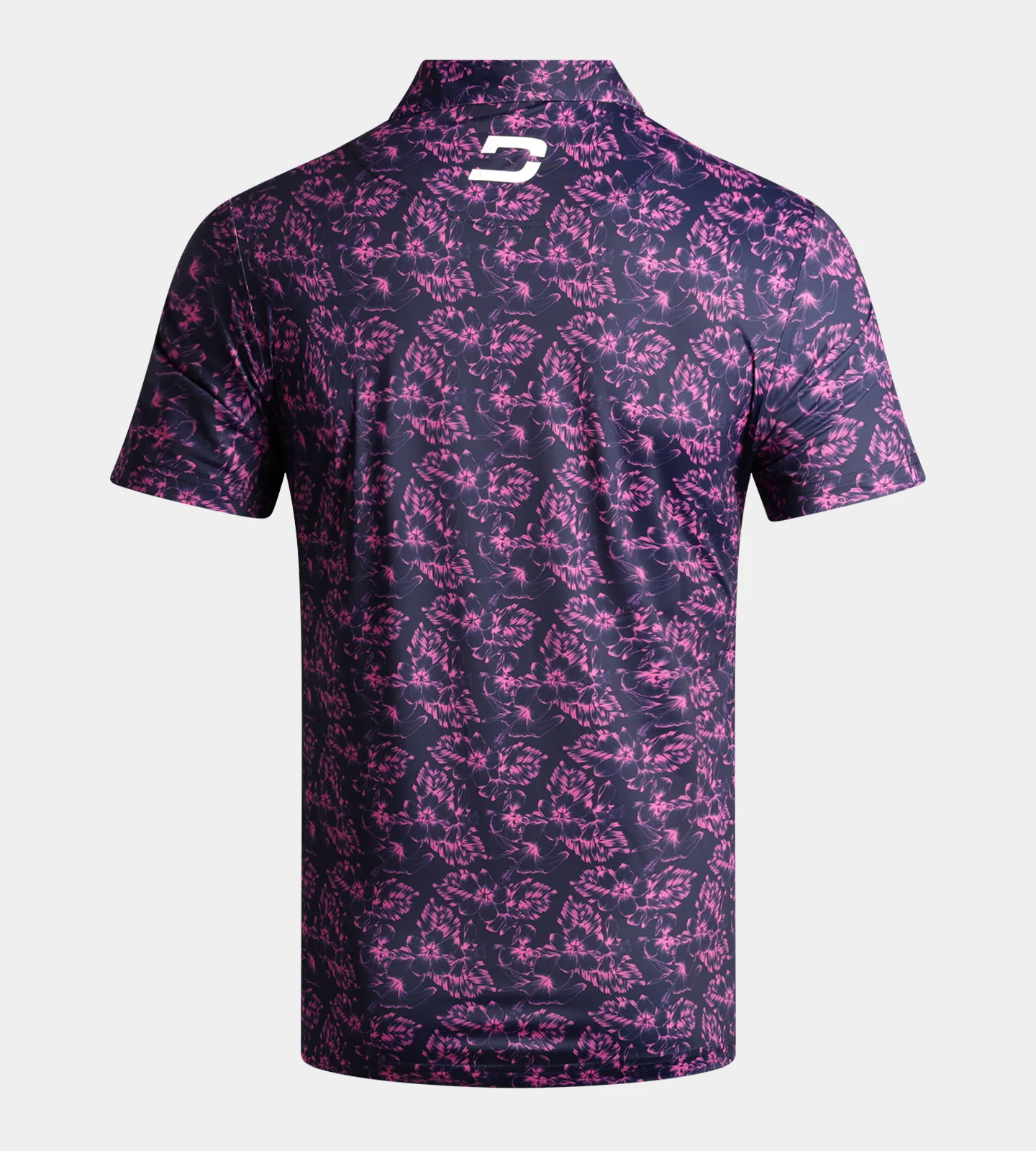 FLORAL TECH POLO - NAVY - Image 2