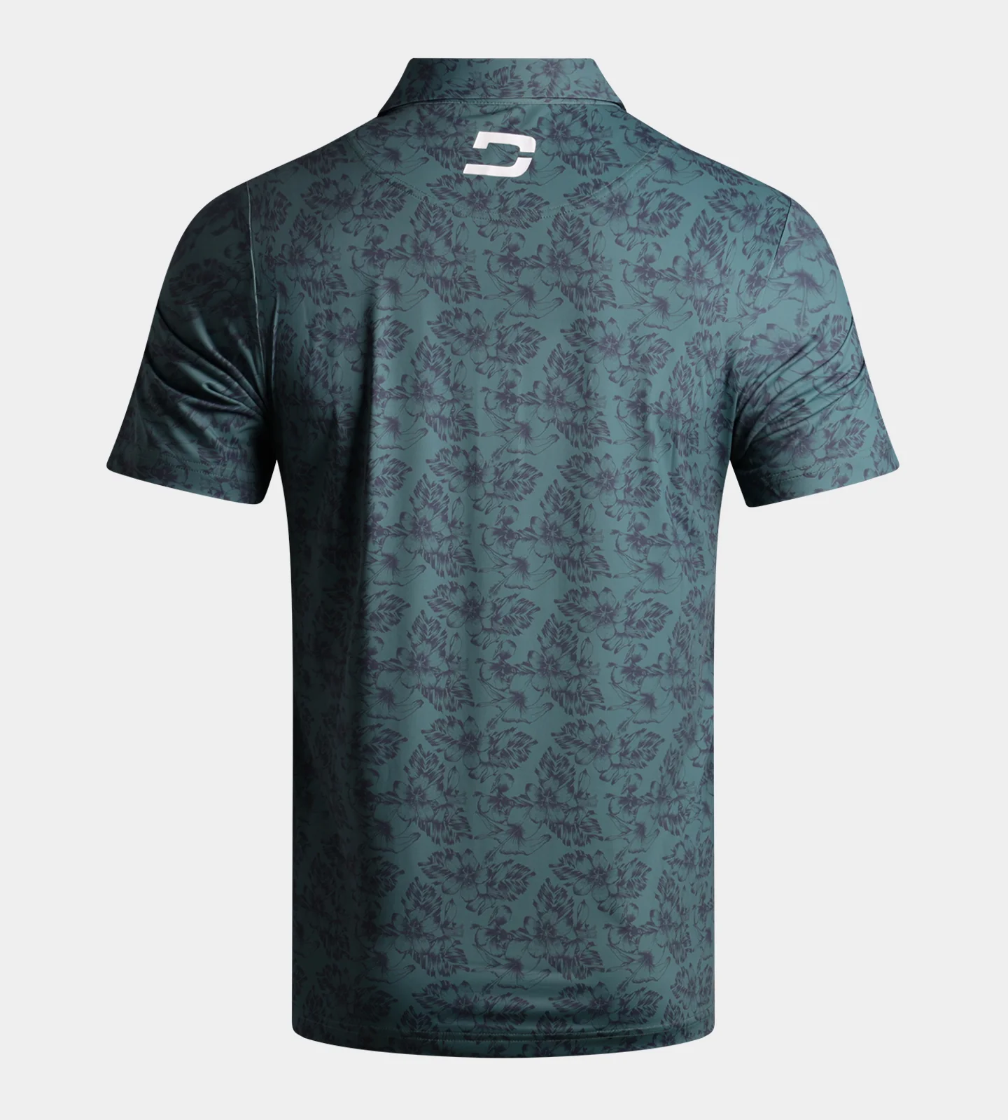 FLORAL TECH POLO - SAGE - Image 2