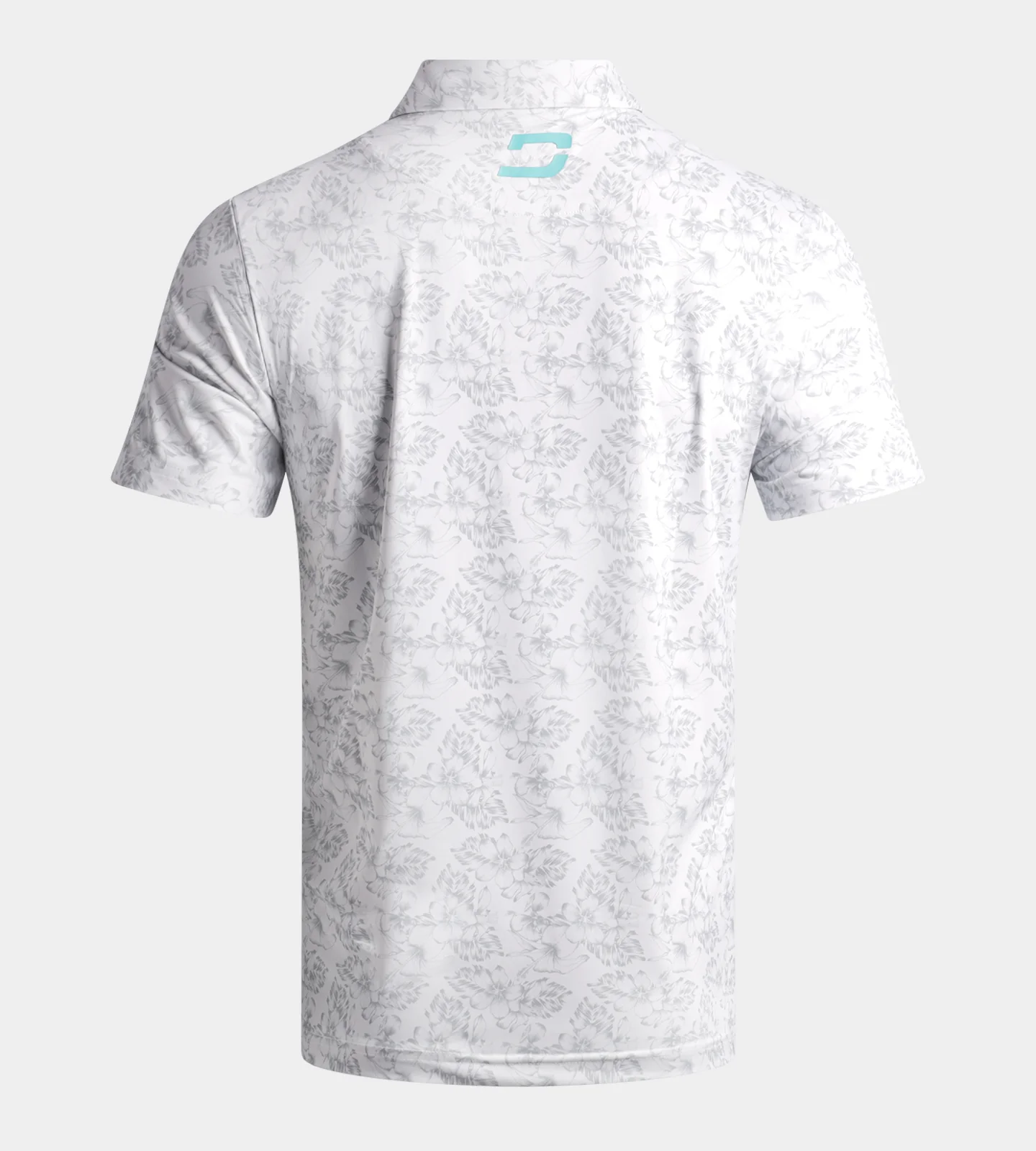 FLORAL TECH POLO - WHITE - Image 2