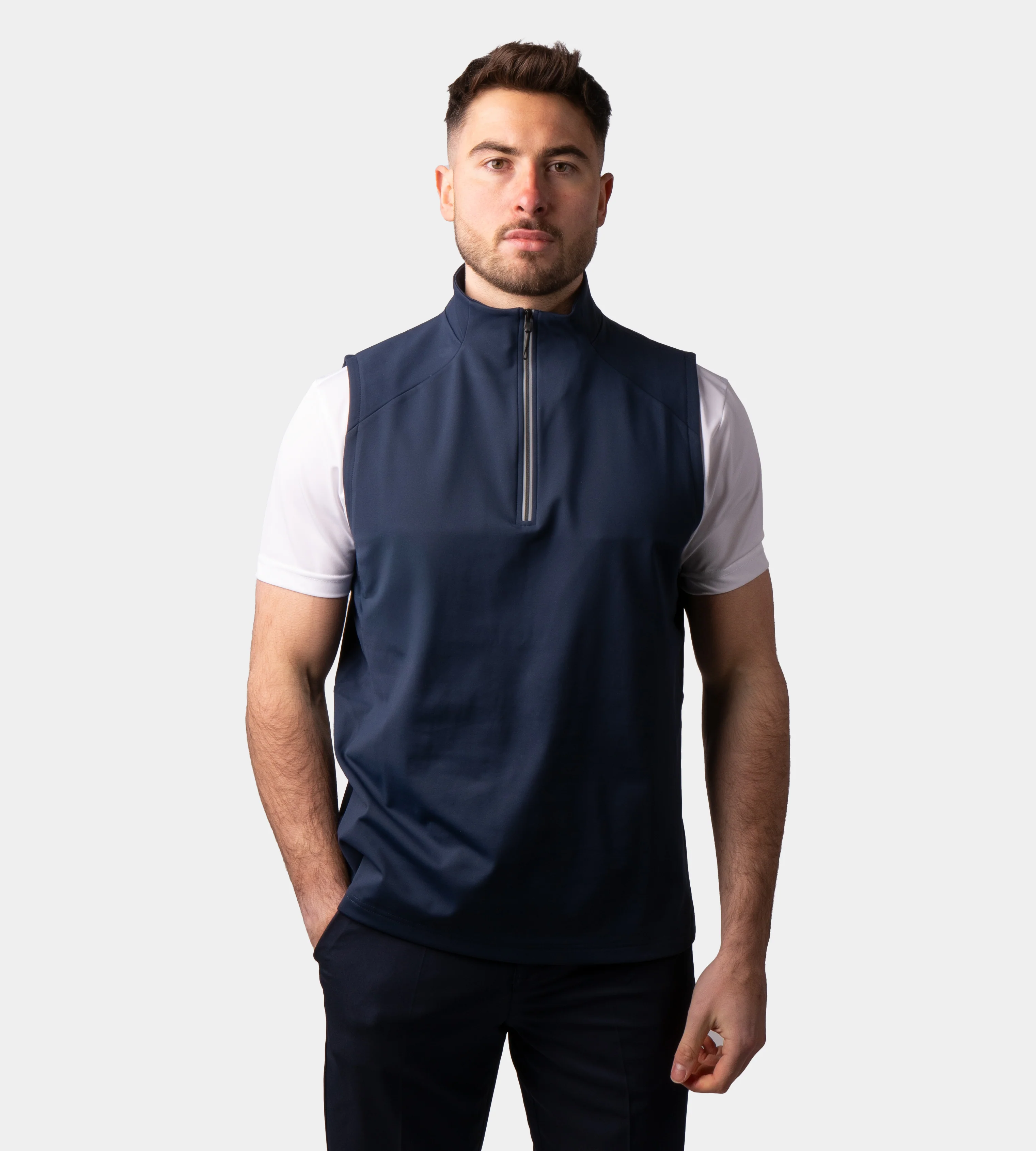 GALACTIC SLEEVELESS - NAVY - Image 3