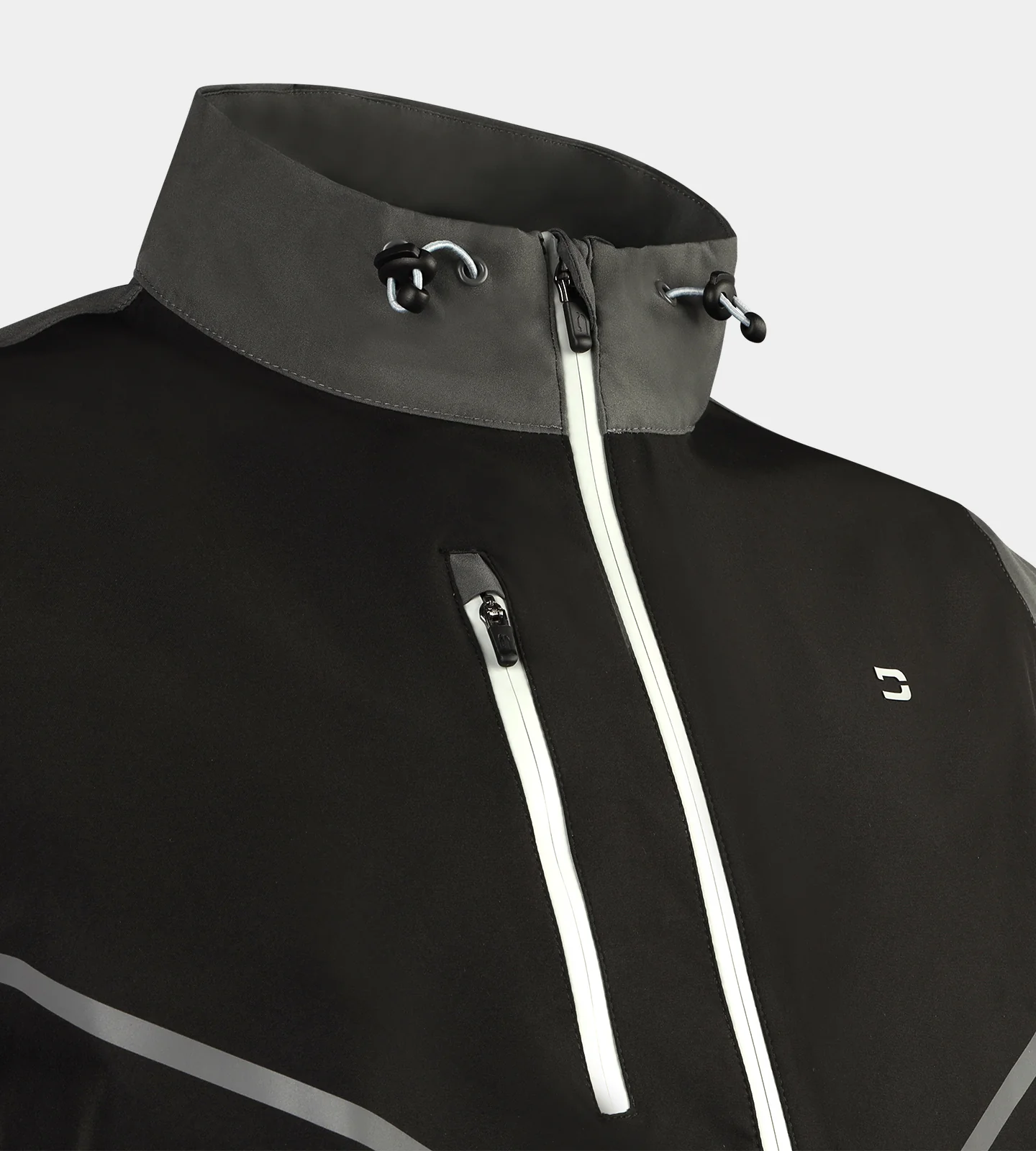GLEN RAIN JACKET - BLACK - Image 3