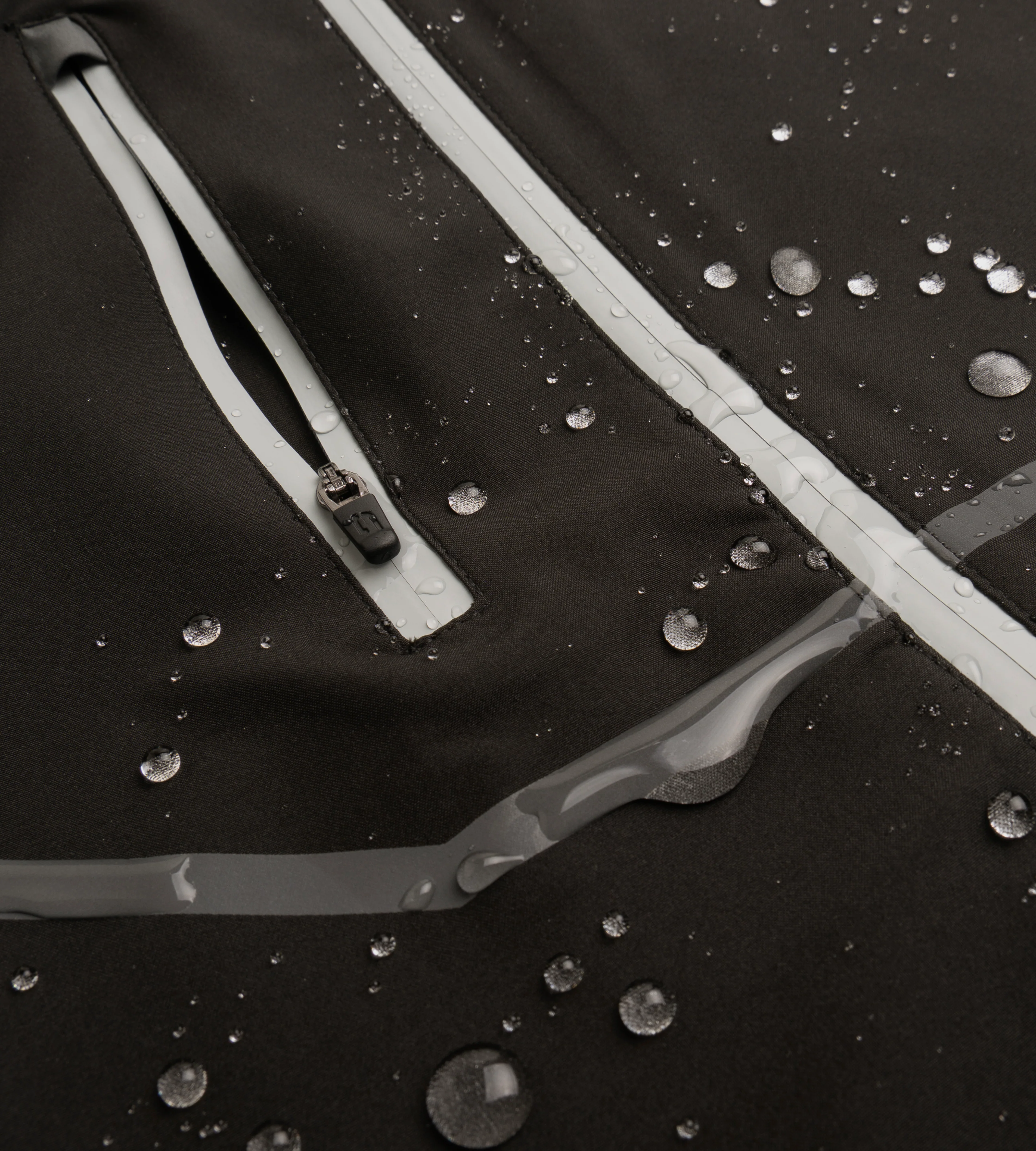 GLEN RAIN JACKET - BLACK - Image 4