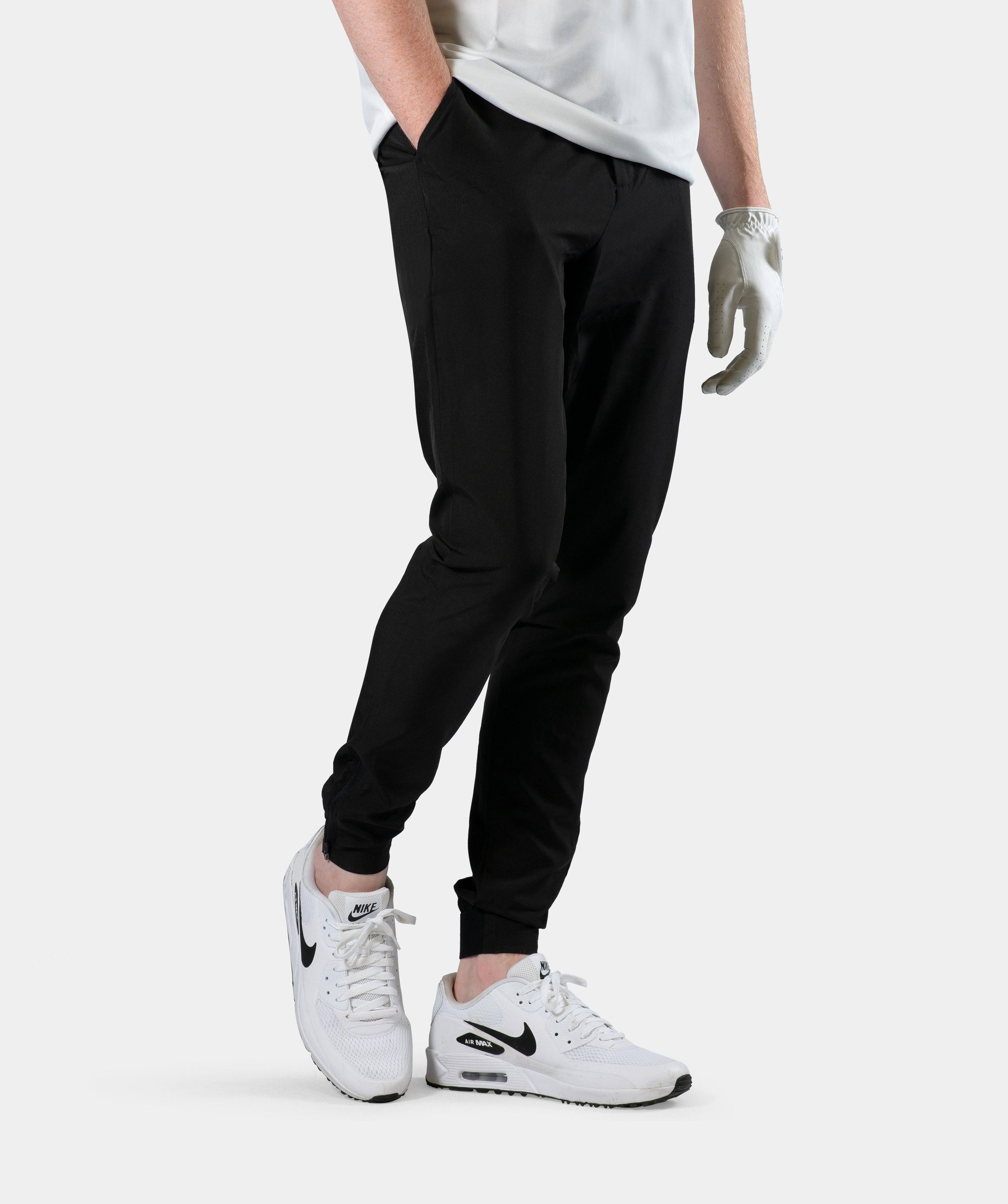 MEN'S GOLF JOGGERS - BLACK - Image 3