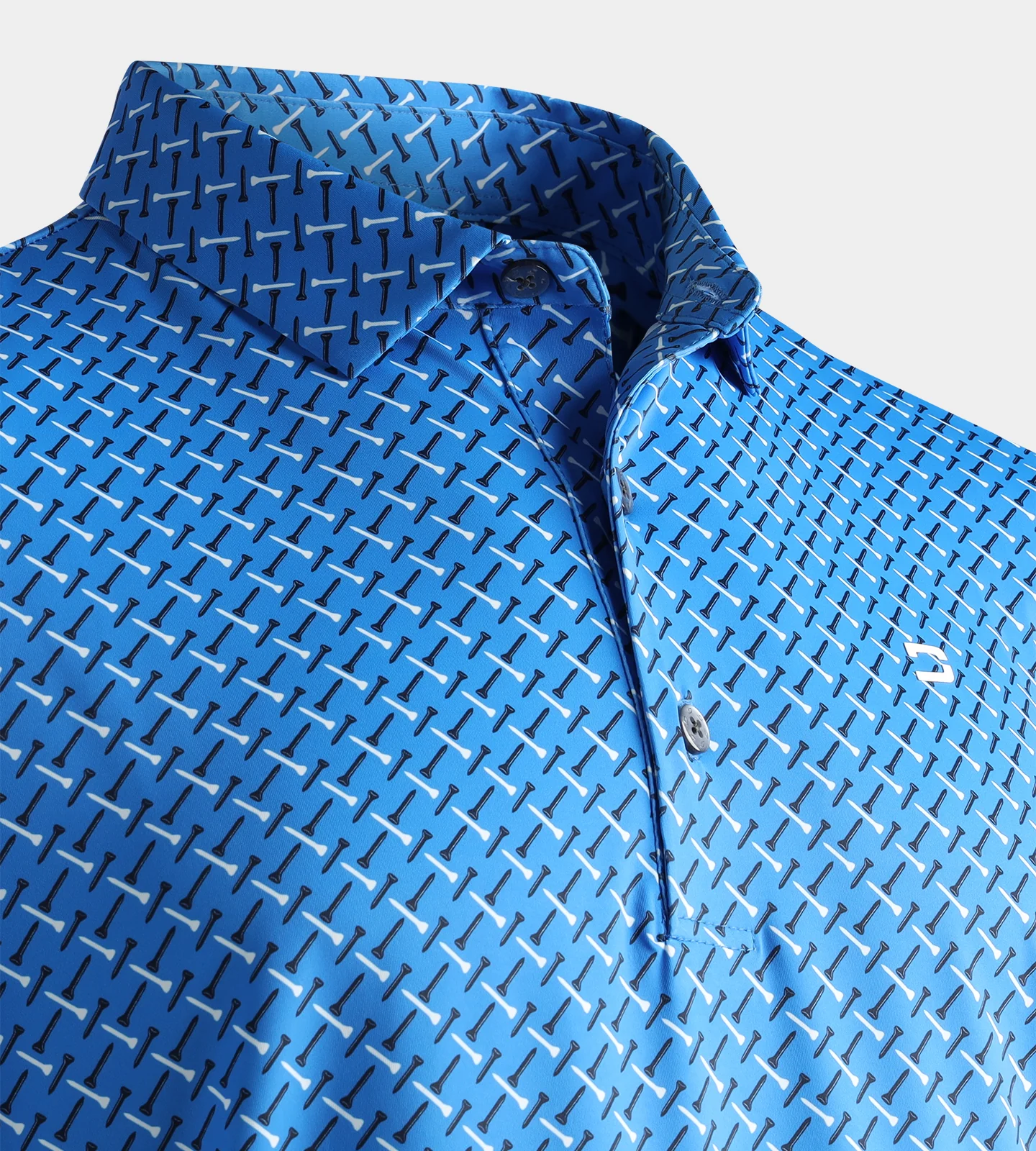 GOLF TEE POLO - BLUE - Image 3