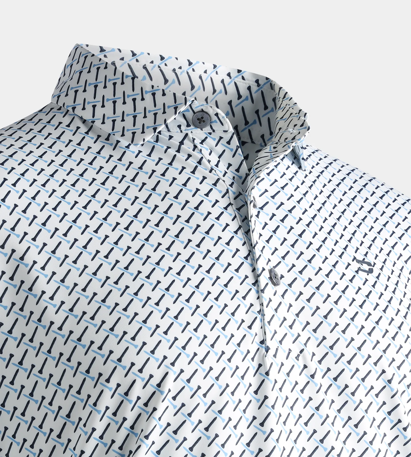 GOLF TEE POLO - WHITE - Image 3