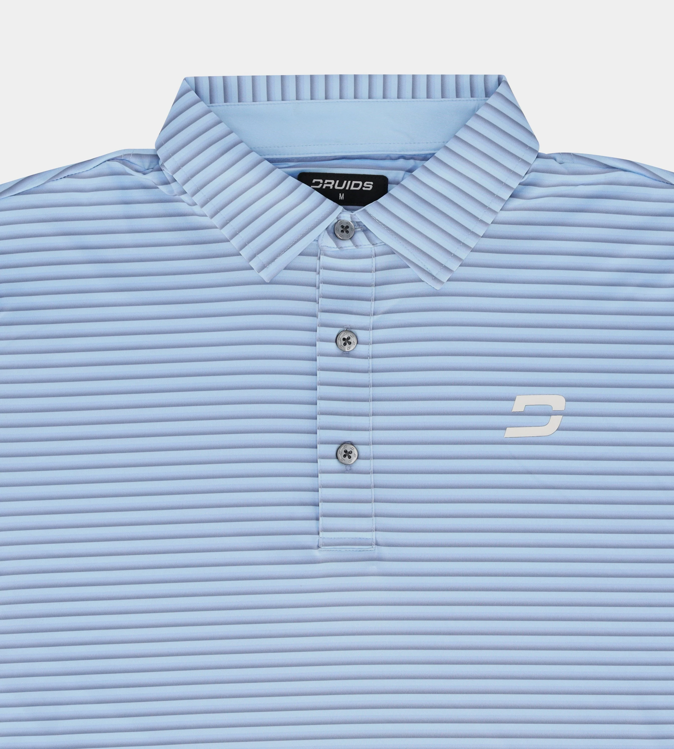 GRADIENT STRIPE POLO - BLUE - Image 6
