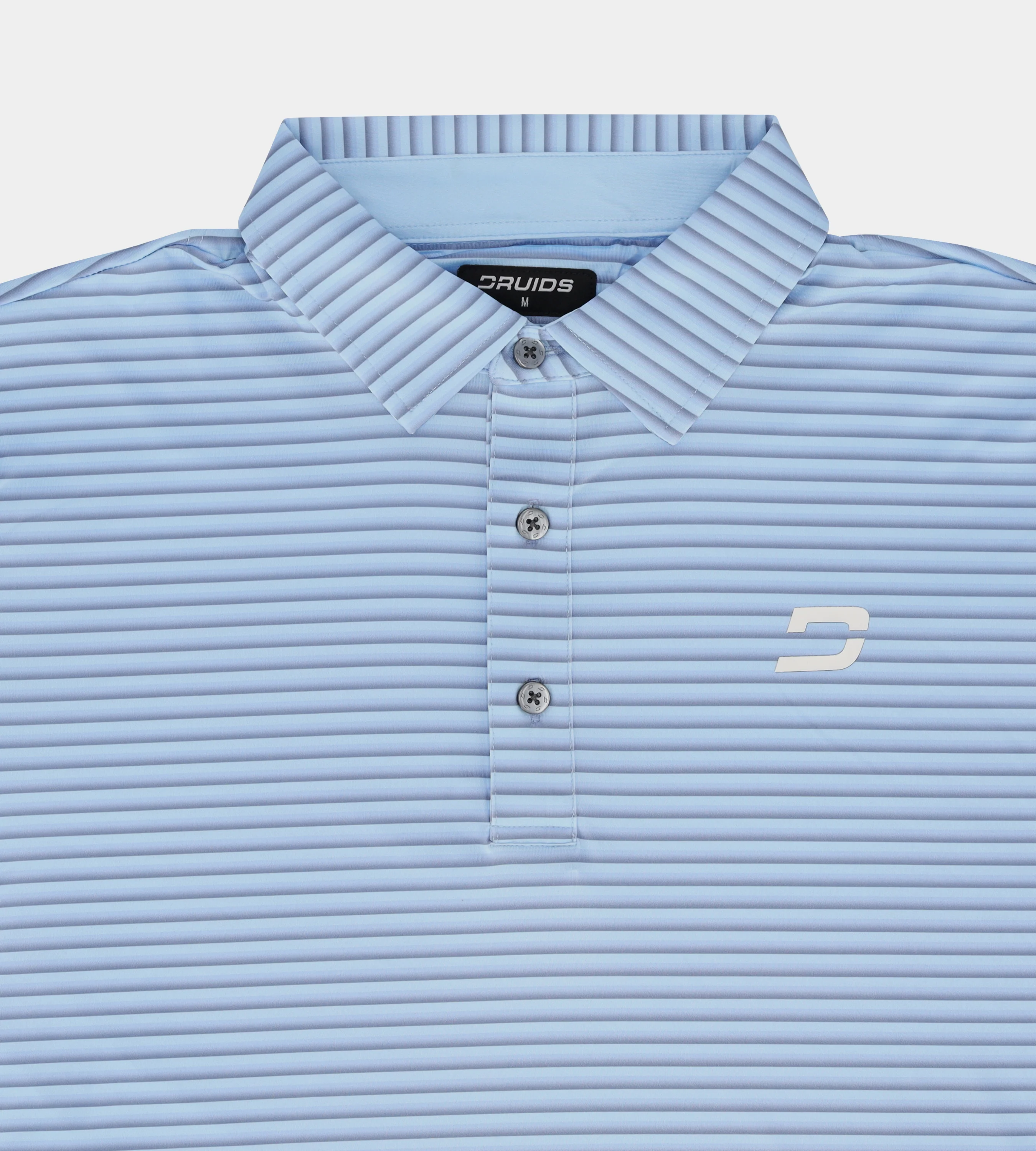GRADIENT STRIPE POLO - BLUE - Image 9