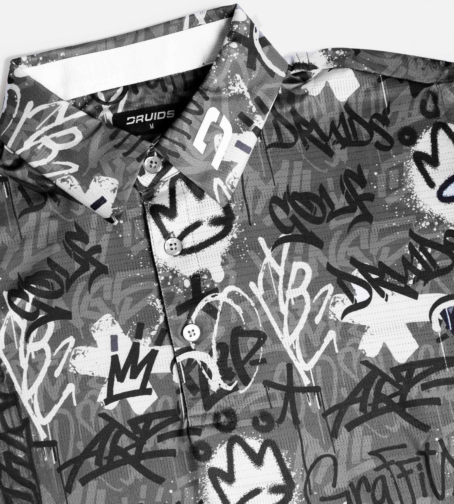 GRAFFITI POLO - BLACK - Image 4