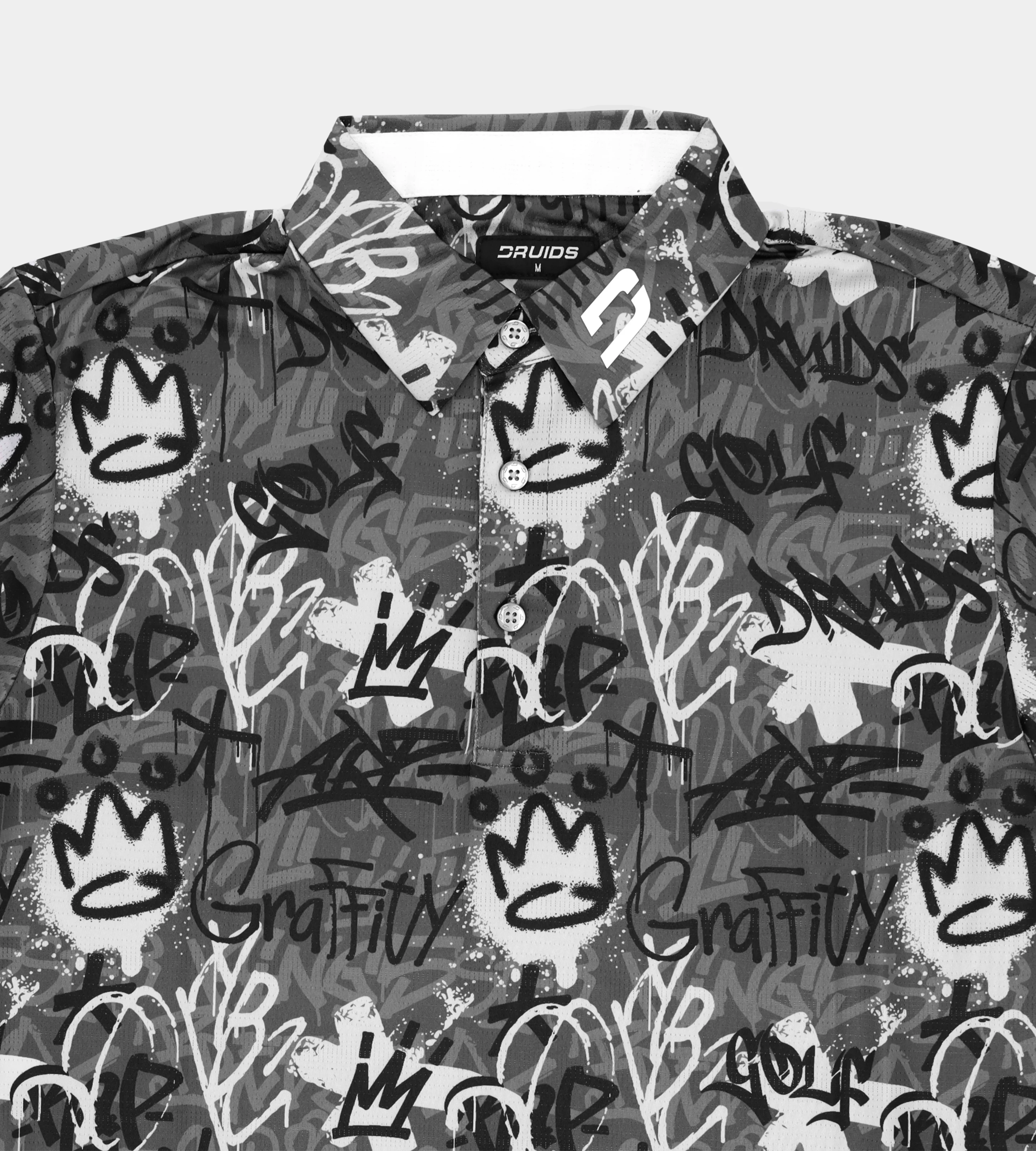 GRAFFITI POLO - BLACK - Image 6