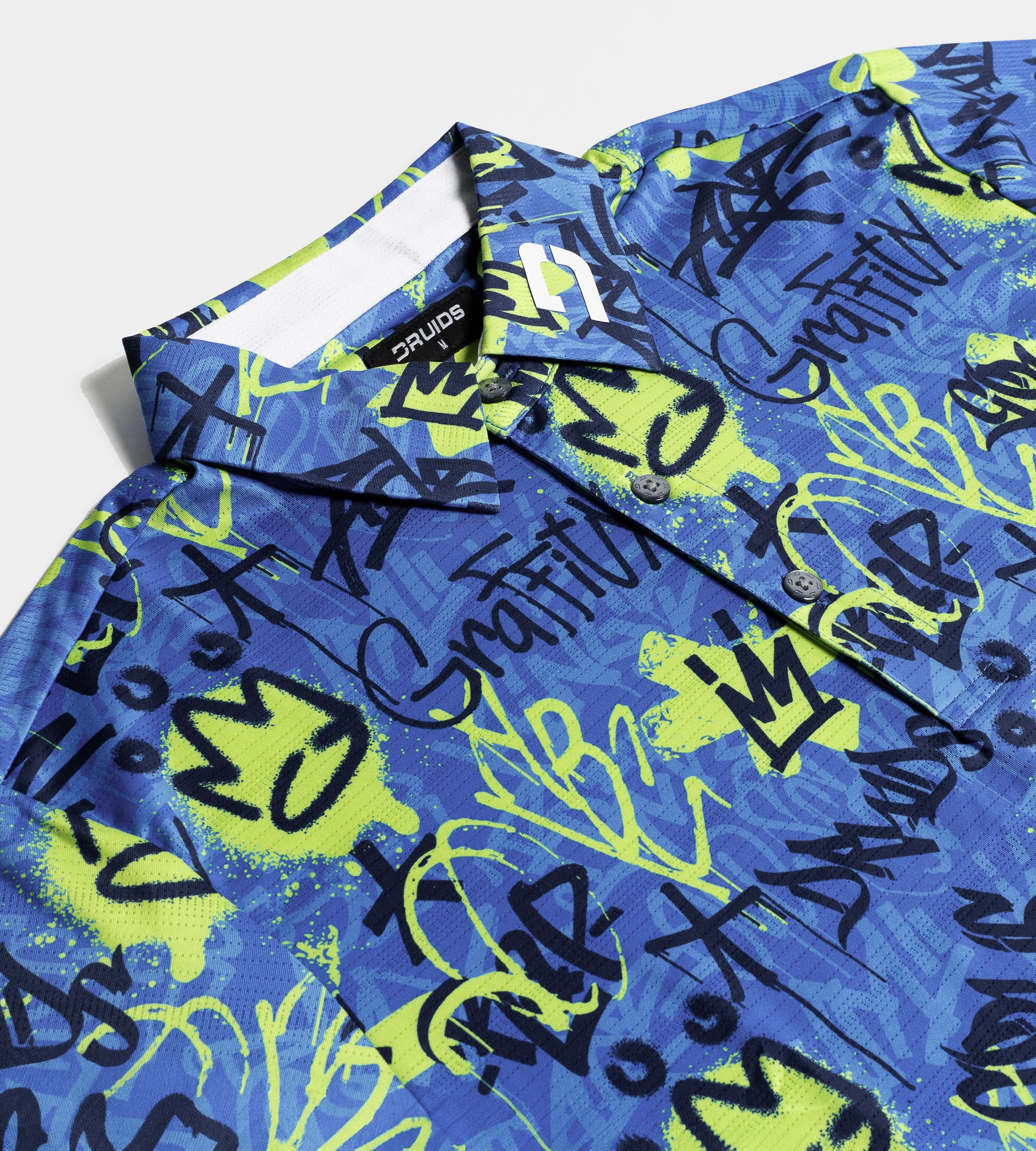 GRAFFITI POLO - BLUE - Image 3