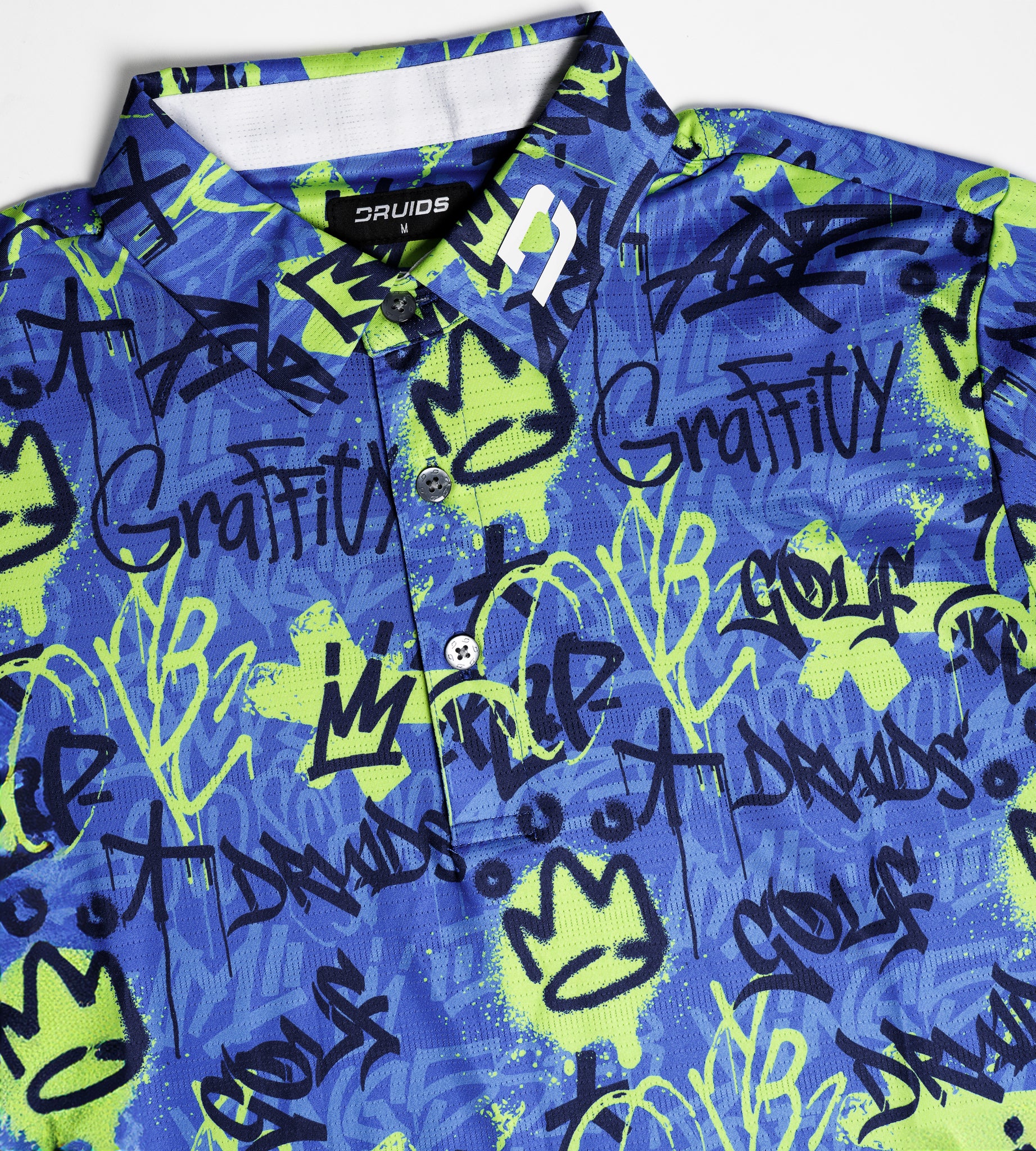 GRAFFITI POLO - BLUE - Image 4