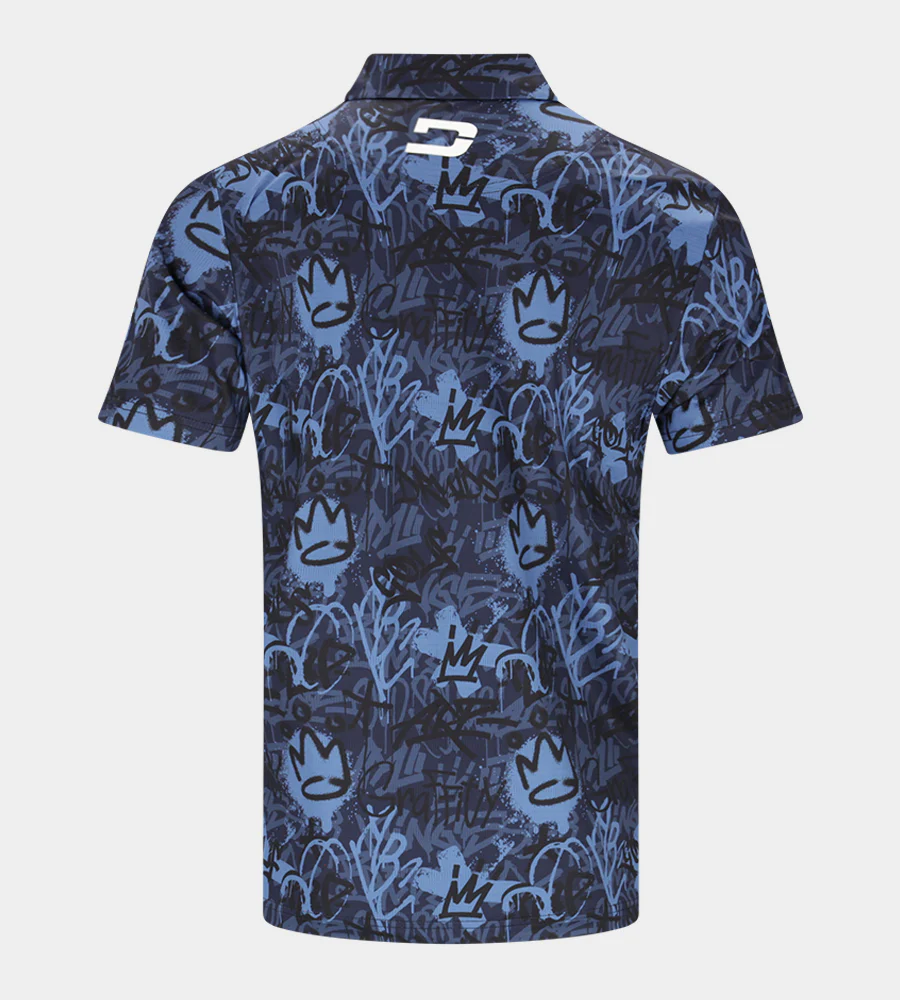 GRAFFITI POLO - NAVY - Image 2