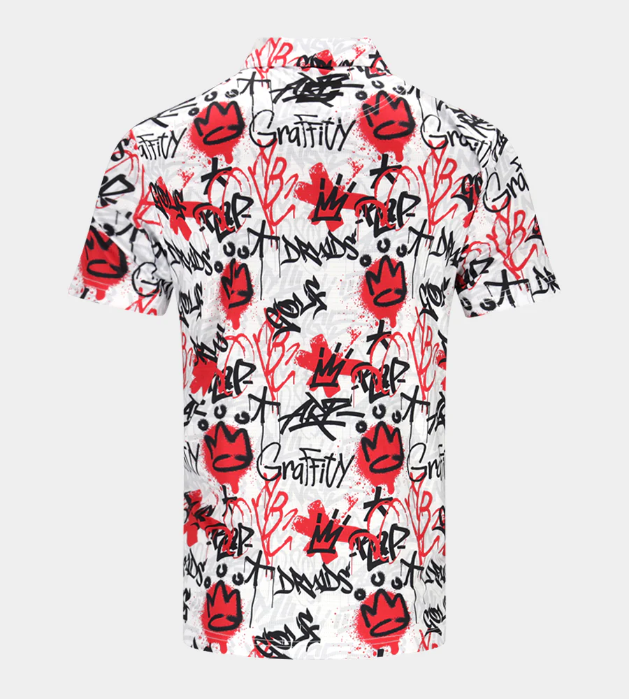 GRAFFITI POLO - WHITE - Image 2
