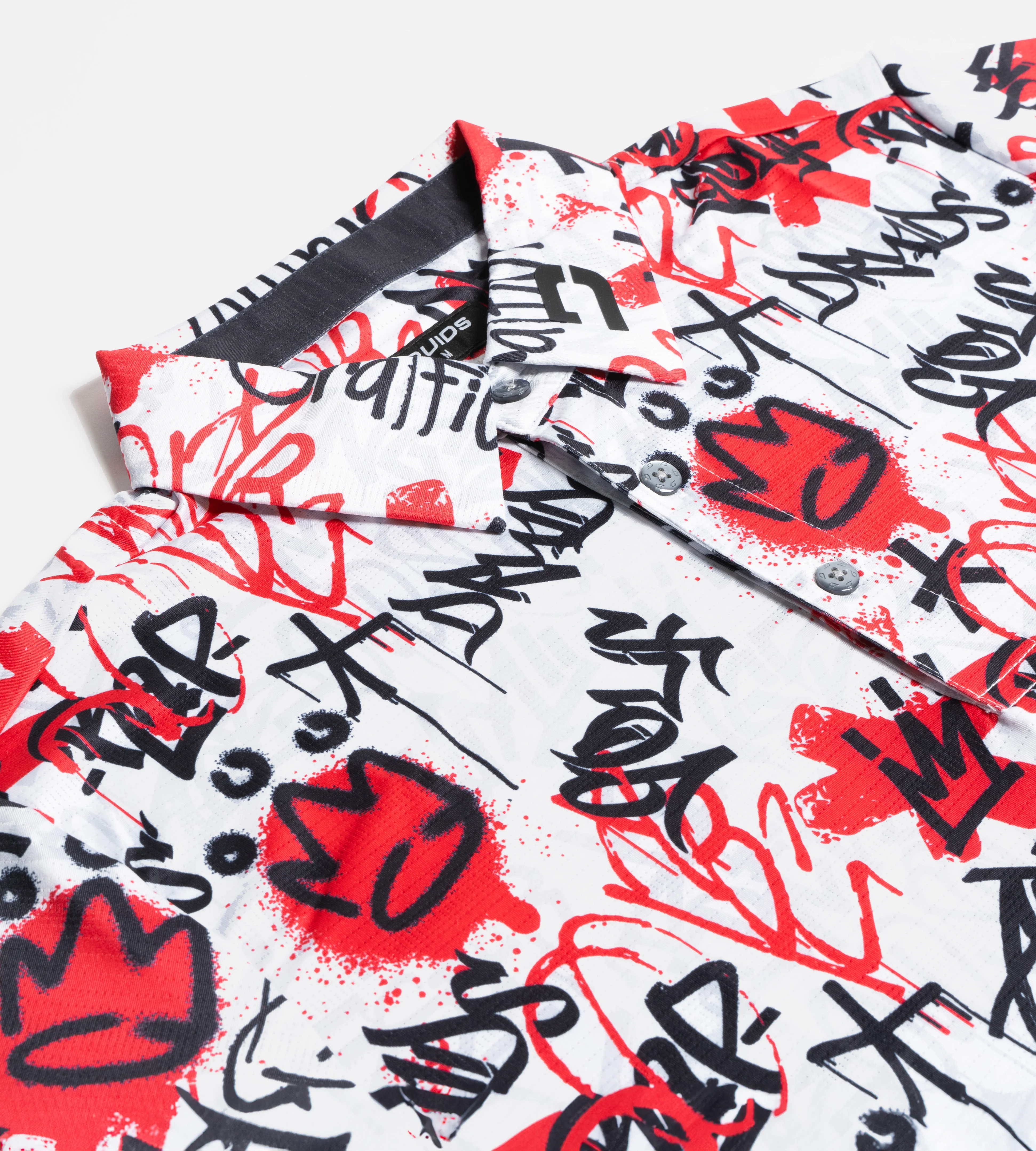 GRAFFITI POLO - WHITE - Image 3