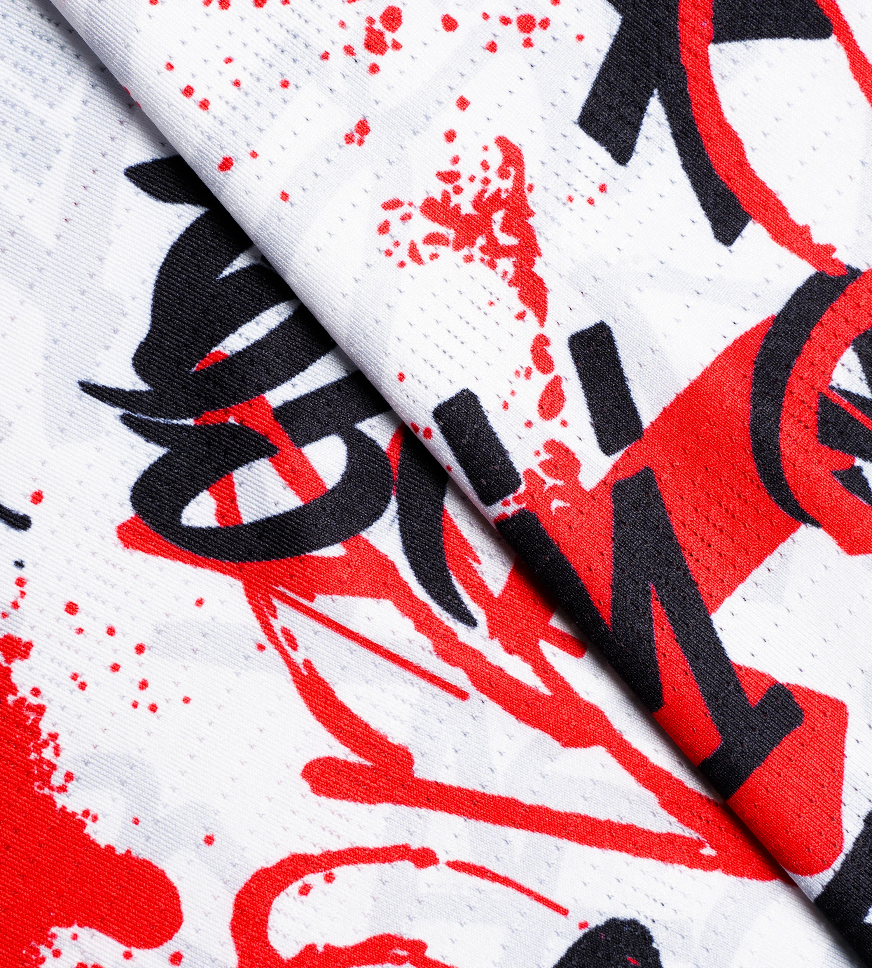 GRAFFITI POLO - WHITE - Image 5