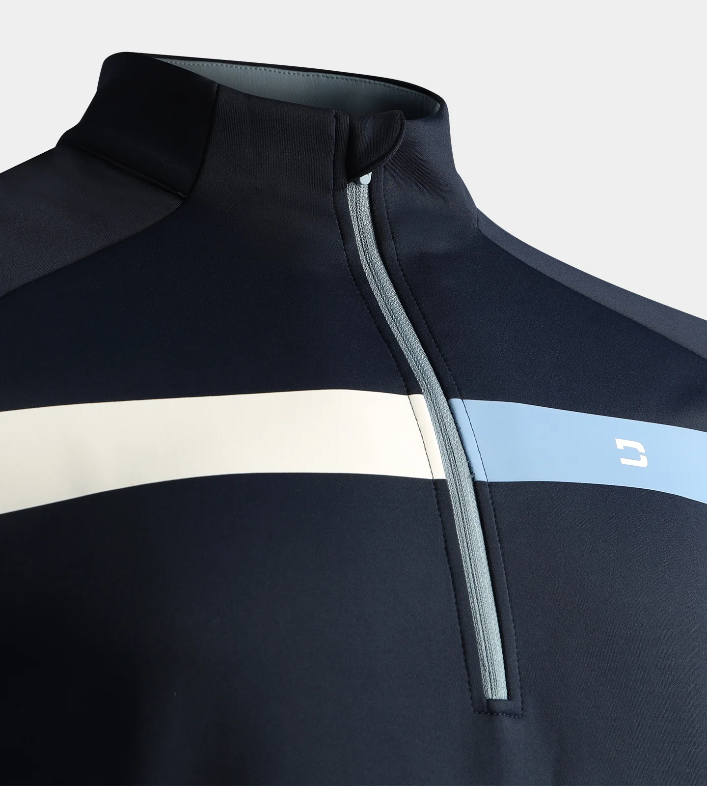 HALF N HALF MIDLAYER - NAVY - Image 3
