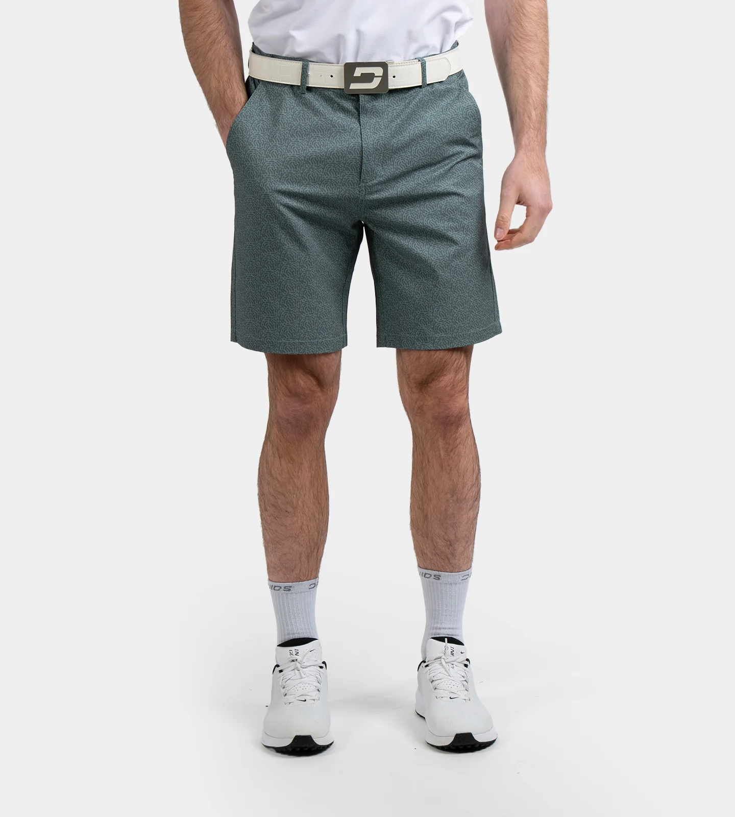 HERITAGE ABSTRACT SHORTS - SAGE - Image 8