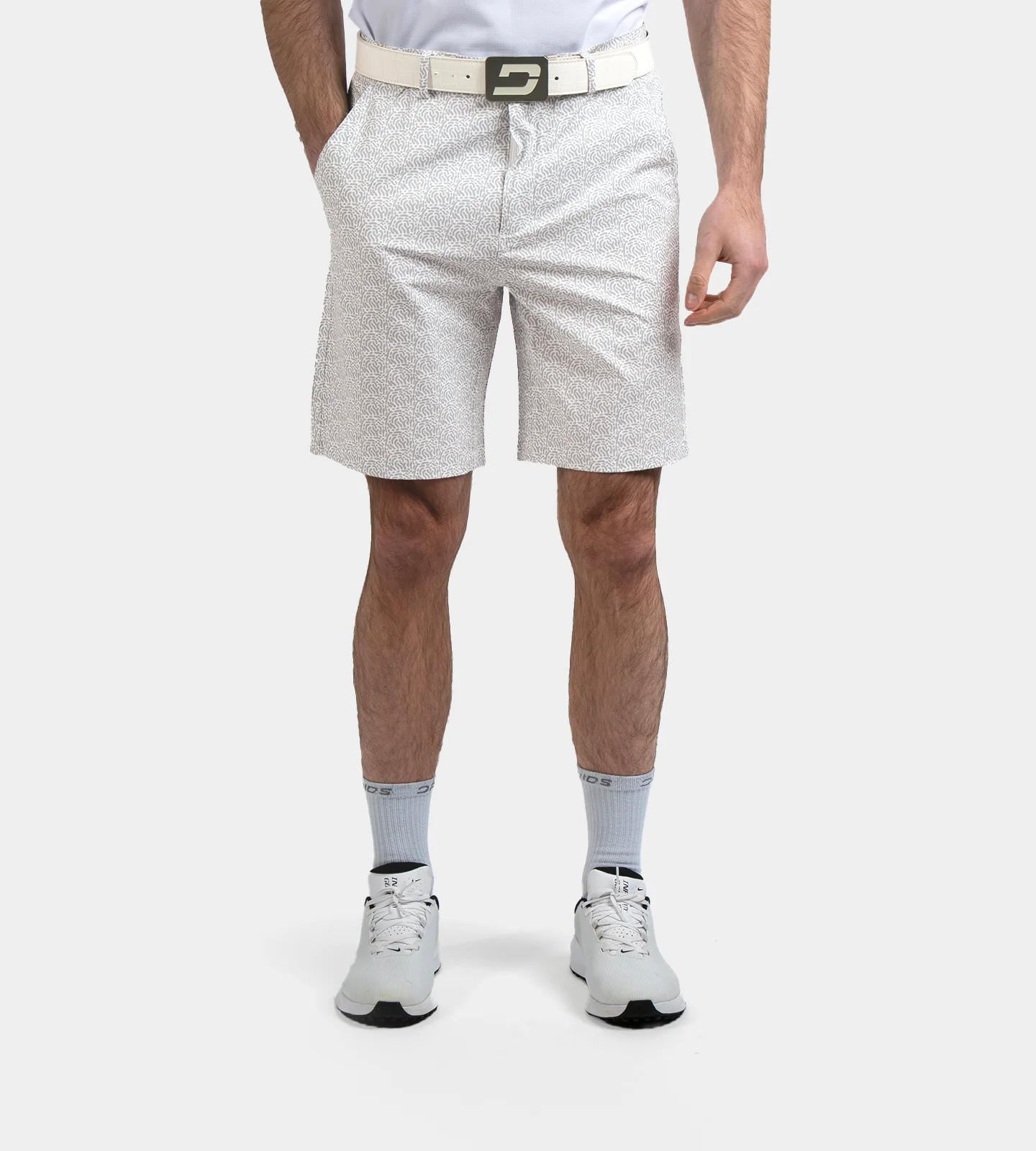 HERITAGE ABSTRACT SHORTS - WHITE - Image 8