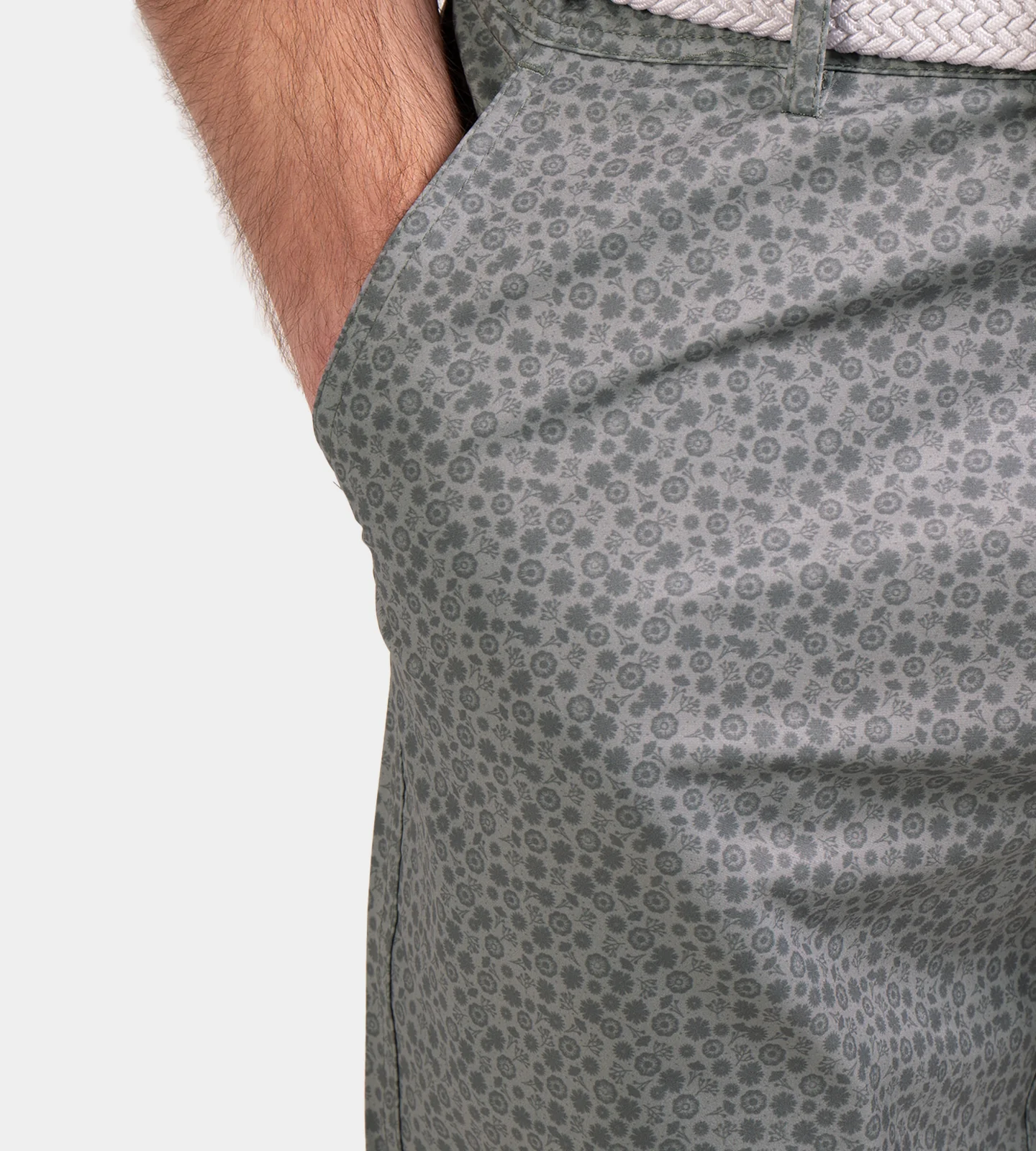 HERITAGE BOTANIC SHORTS - GREY - Image 8
