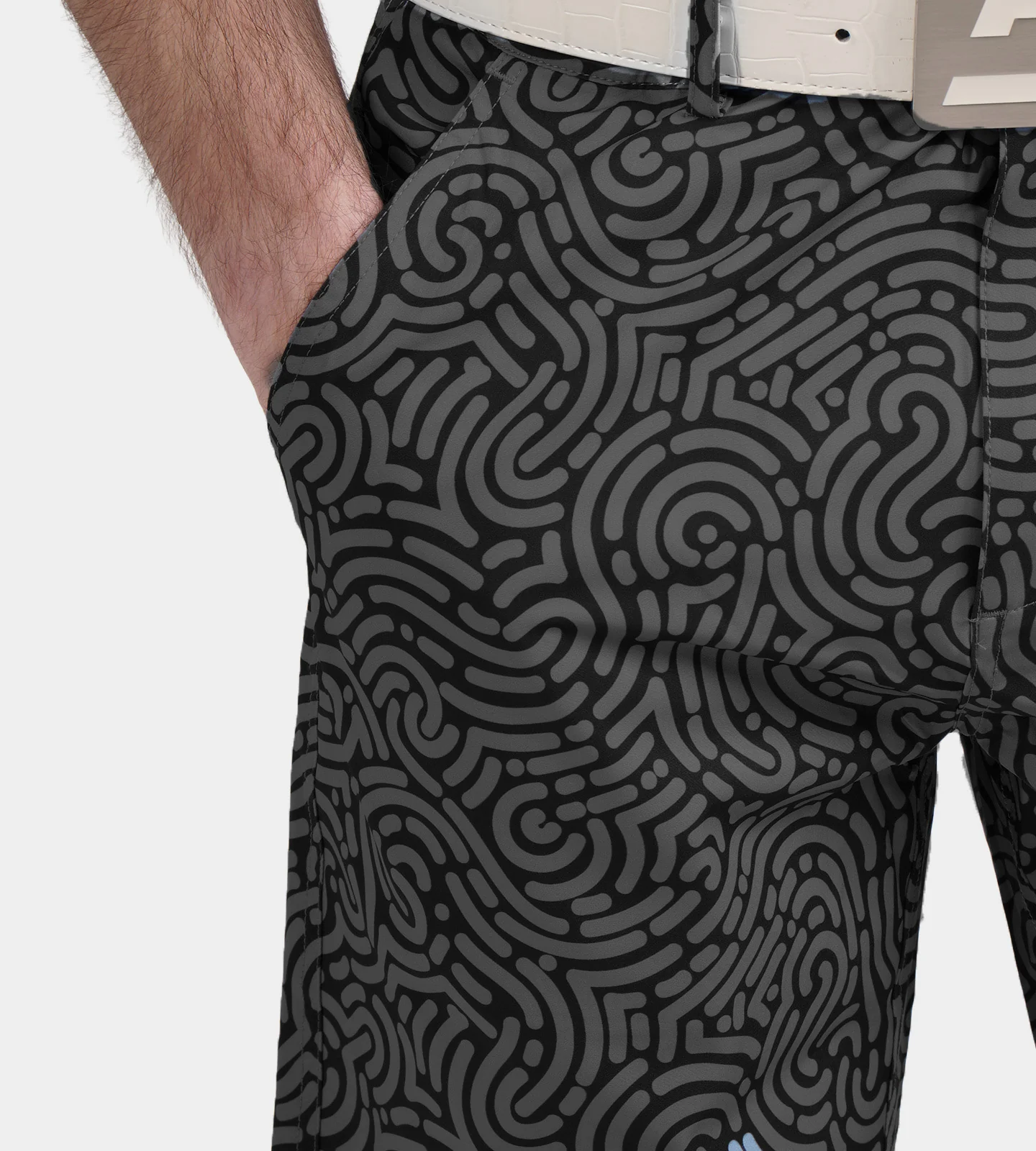 HERITAGE JUMBLE SHORTS - BLACK - Image 5