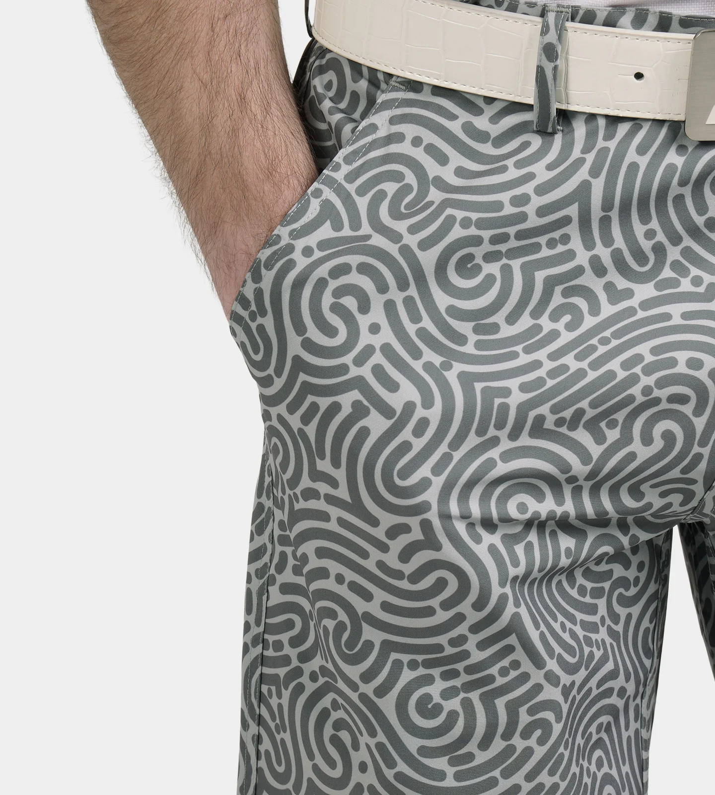HERITAGE JUMBLE SHORTS - GREY - Image 4