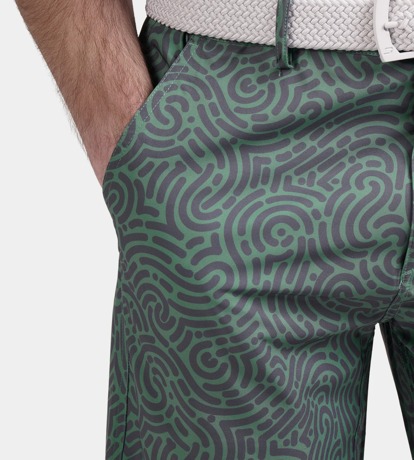 HERITAGE JUMBLE SHORTS - SAGE - Image 5