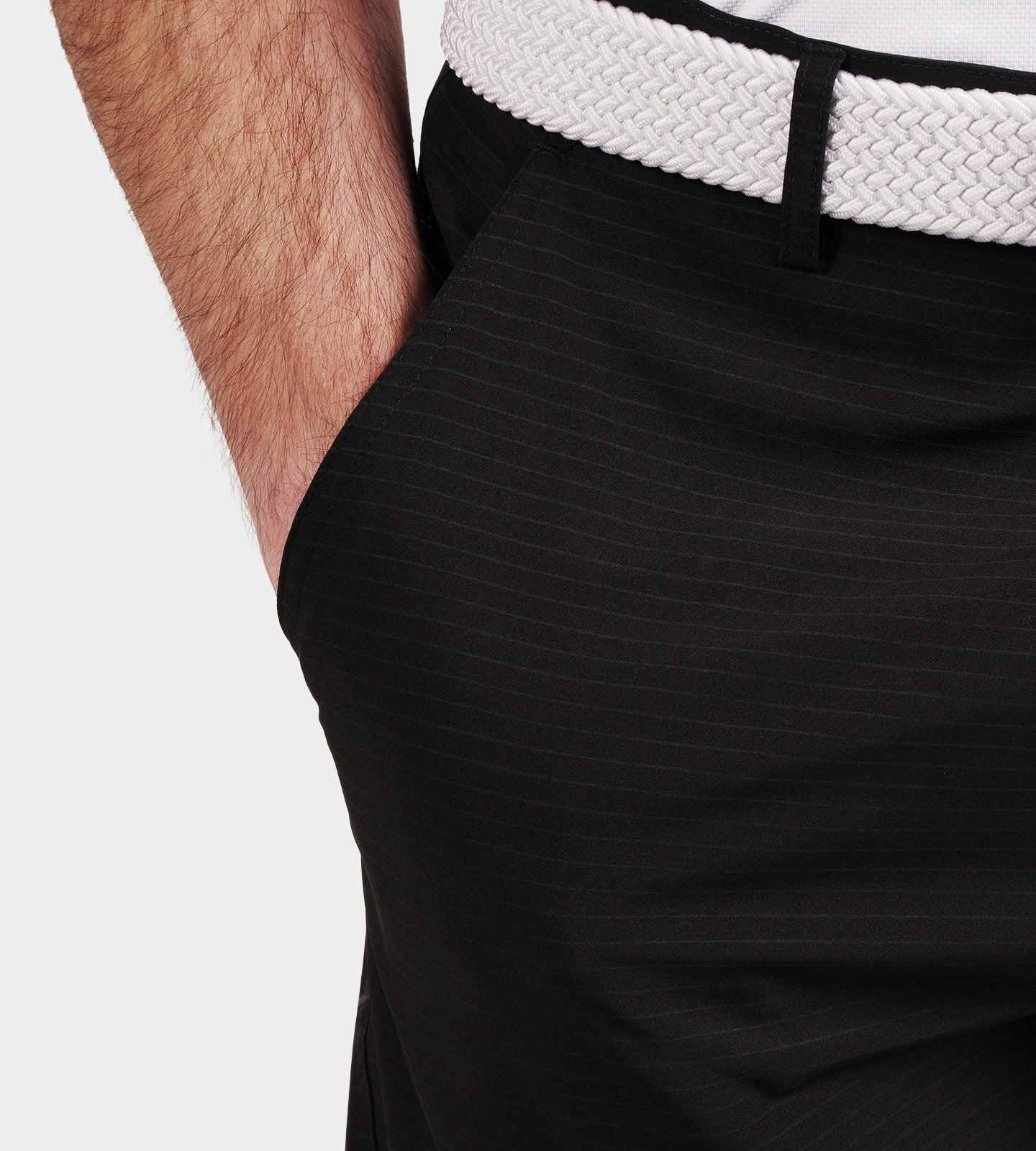 HERITAGE STRIPE SHORTS - BLACK - Image 5