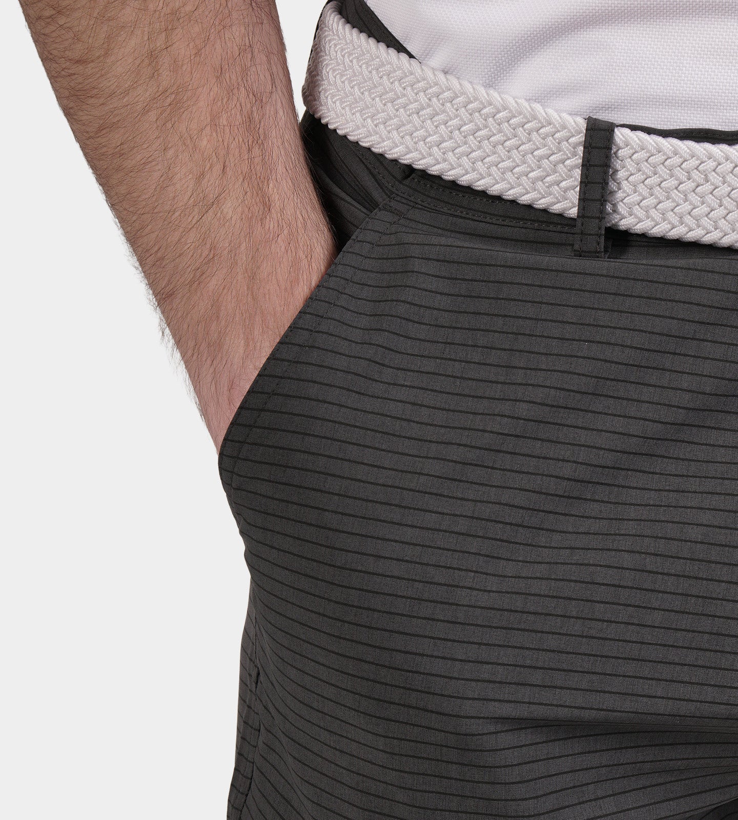HERITAGE STRIPE SHORTS - CHARCOAL - Image 6