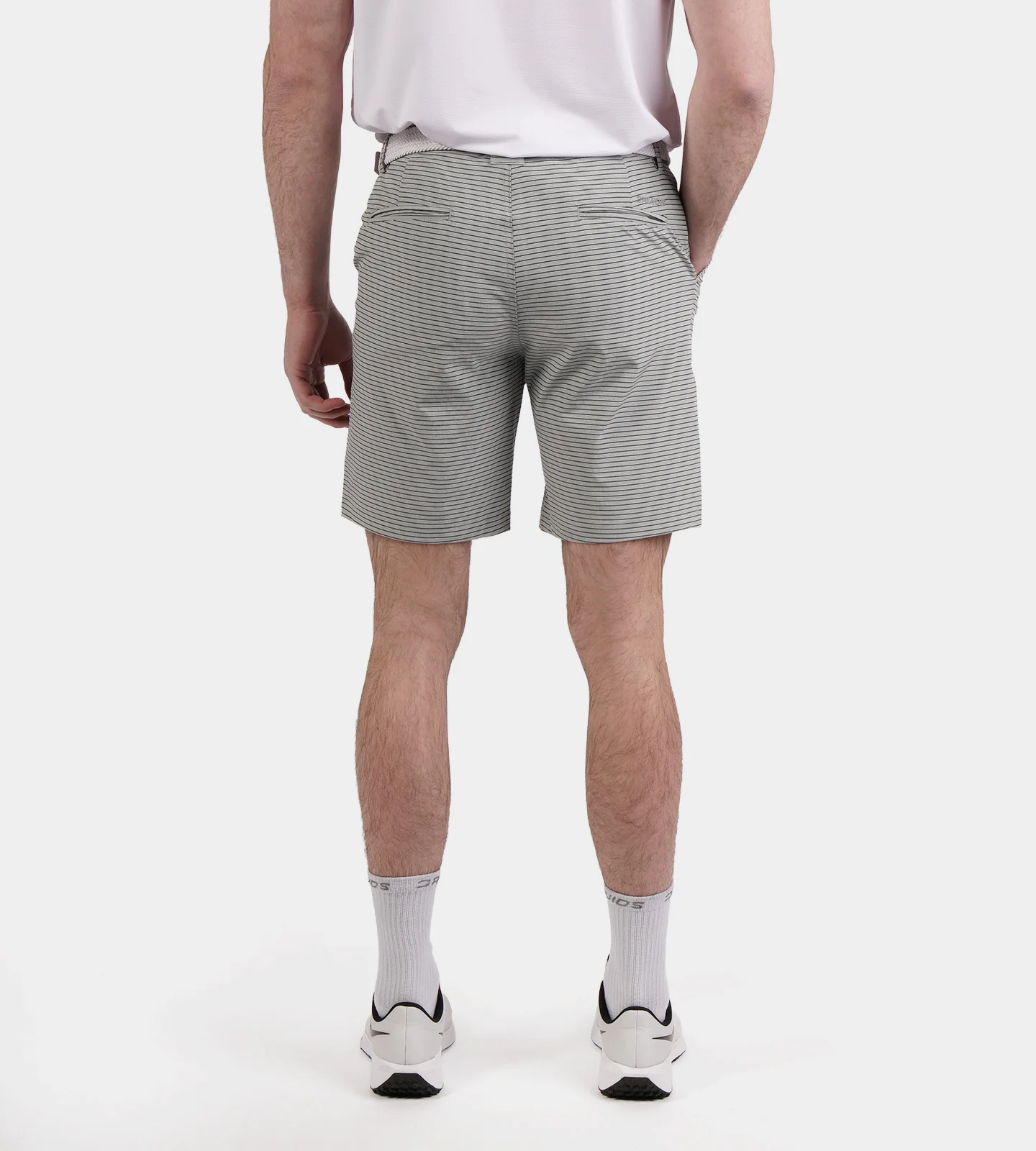 HERITAGE STRIPE SHORTS - GREY - Image 3