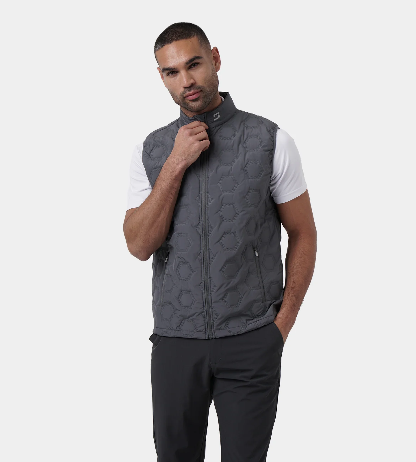 HEXA PERFORMANCE GILET - CHARCOAL - Image 3