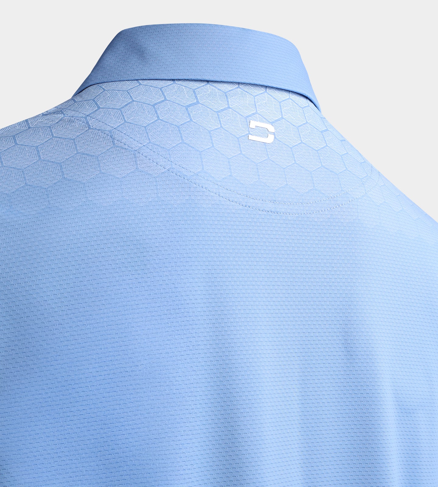 HEXA PERFORMANCE POLO - DENIM - Image 8