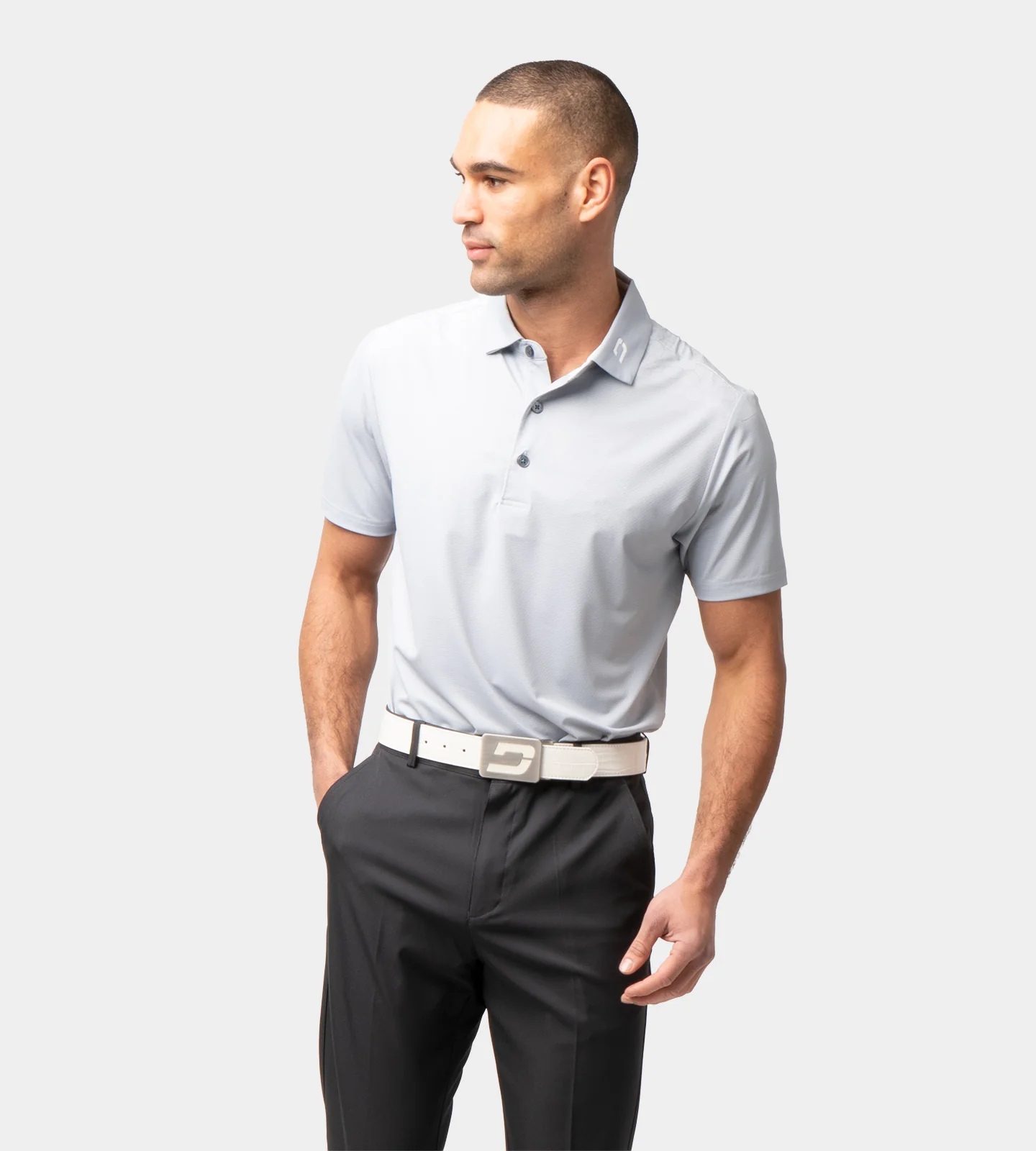 HEXA PERFORMANCE POLO - GREY - Image 3