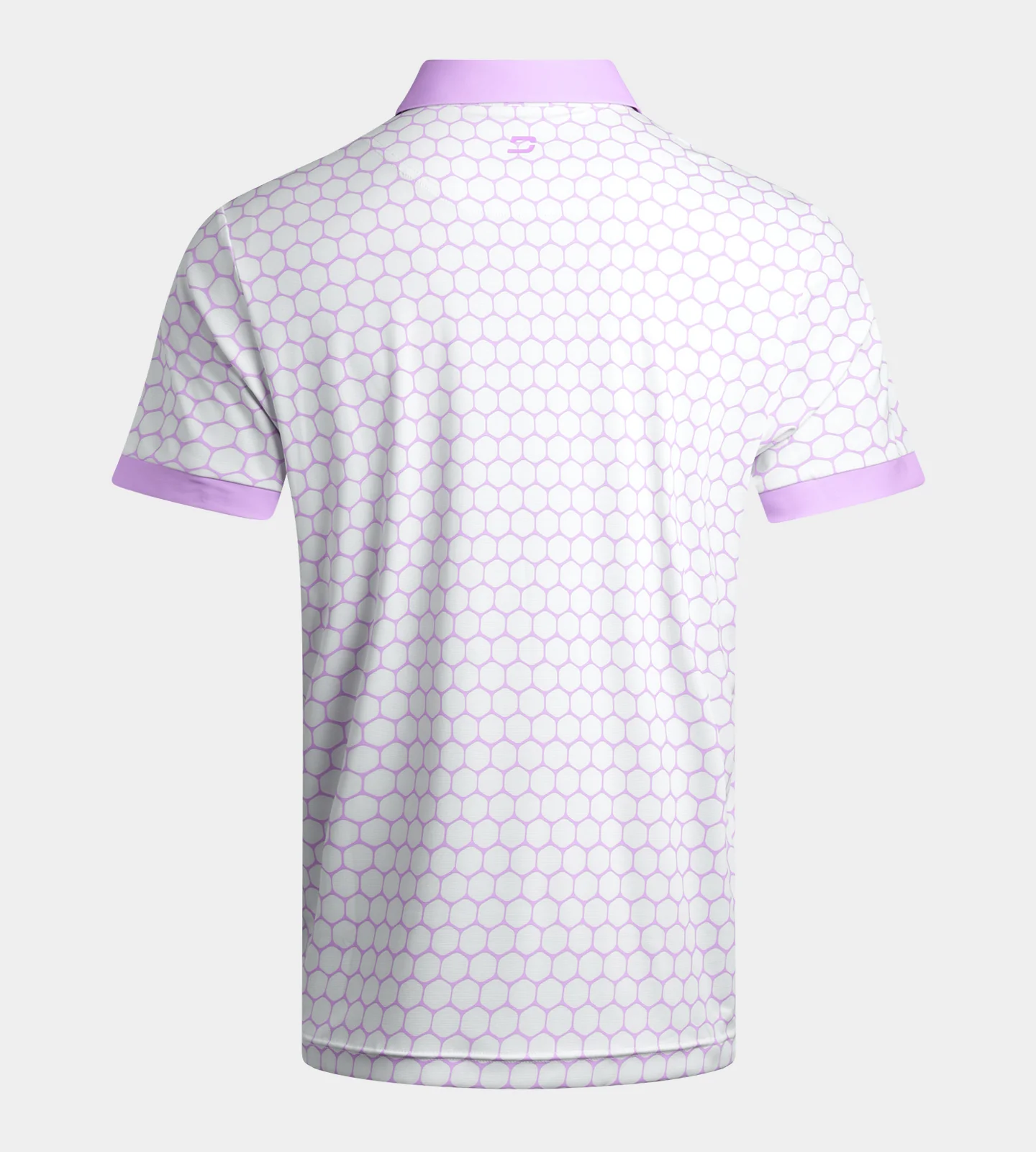 HEXA PREPPY POLO - WHITE/ LAVENDER - Image 2