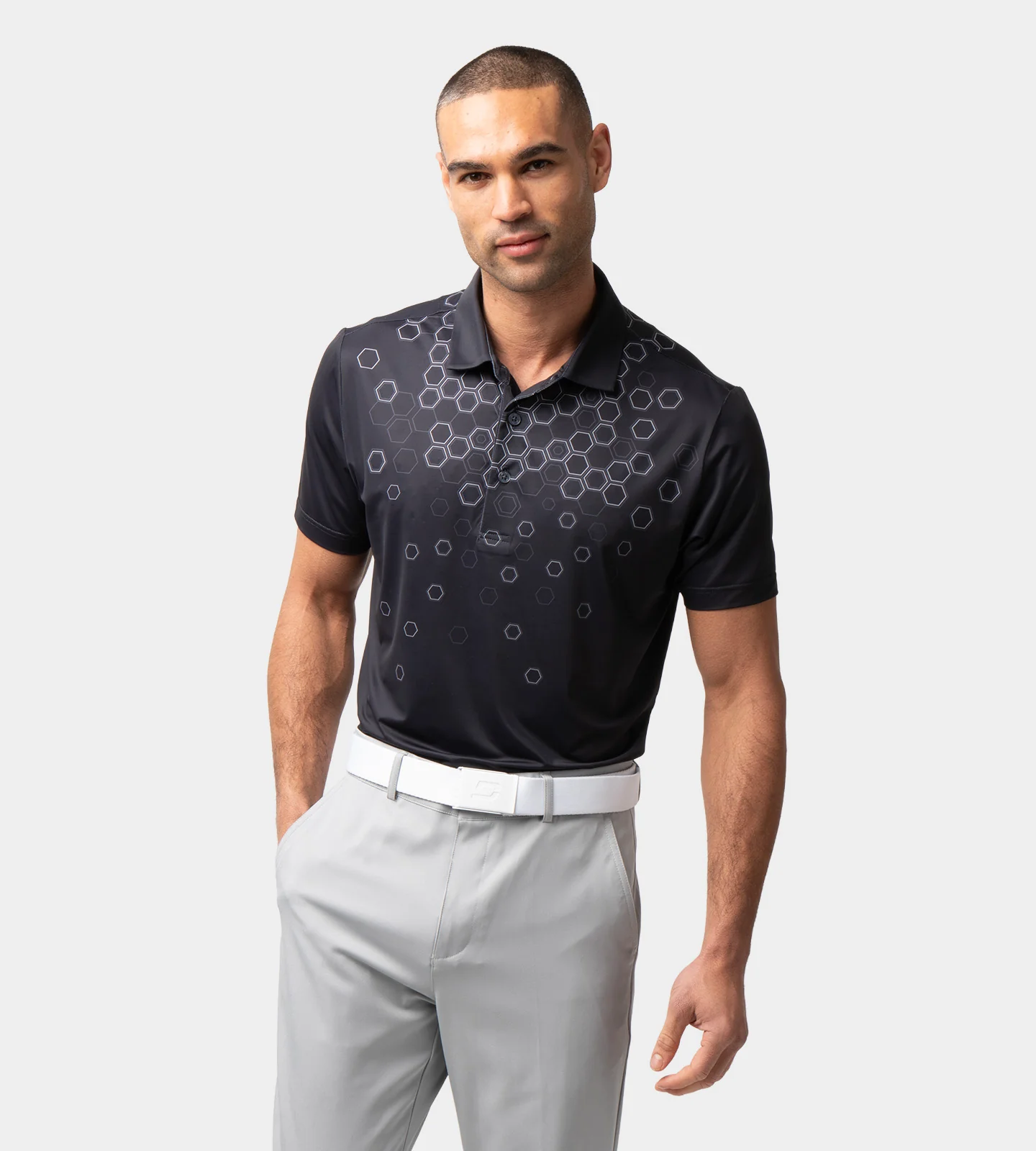 HEXIE POLO - BLACK - Image 3